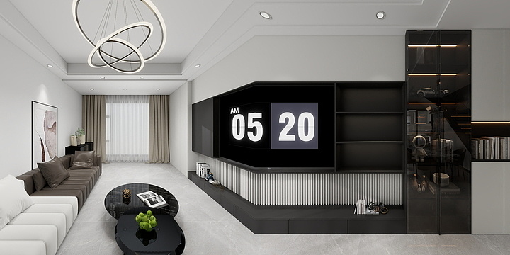 璞境空间设计工作室-置地城，刘哥-装修设计方案