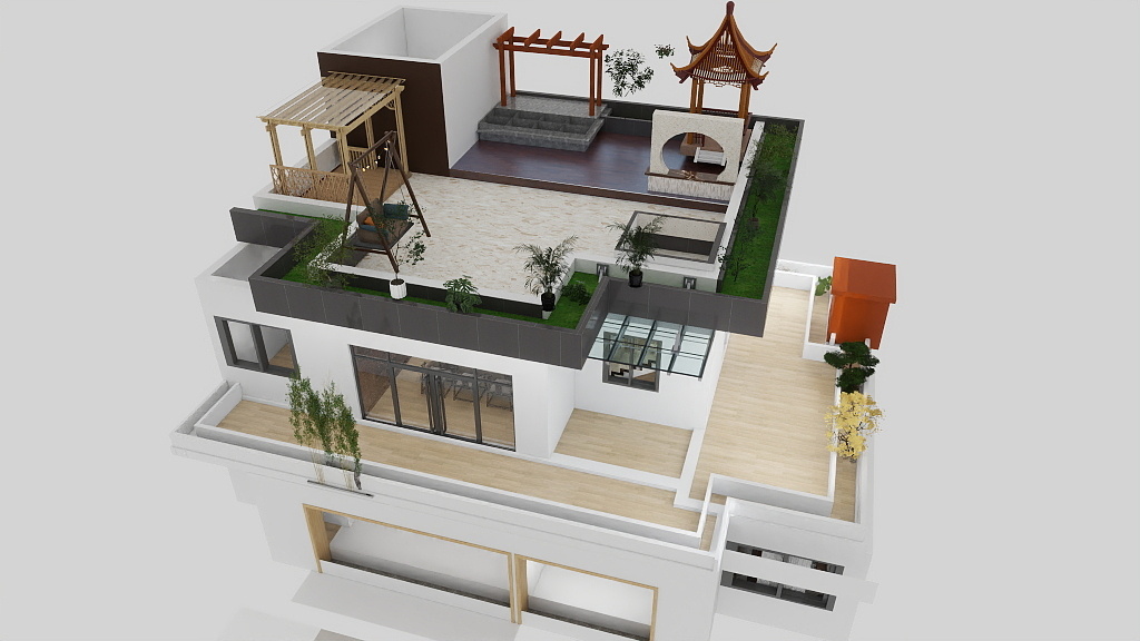 玩艺人-御景城复式楼-装修设计方案