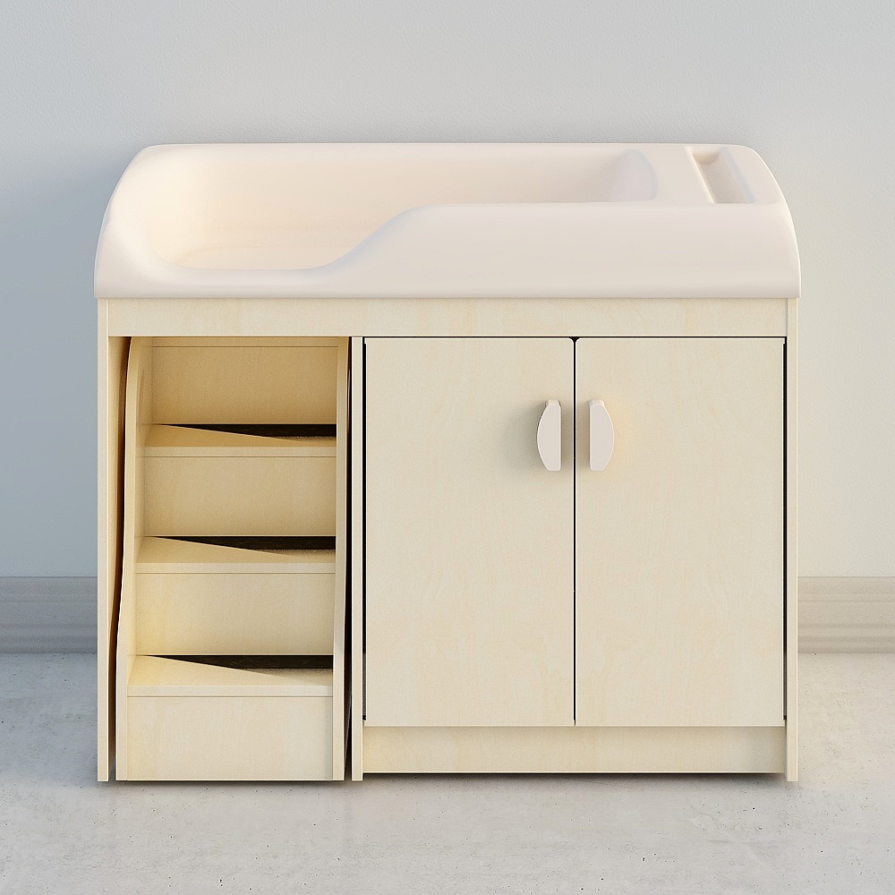 Carolina Changing Table with Stairs
