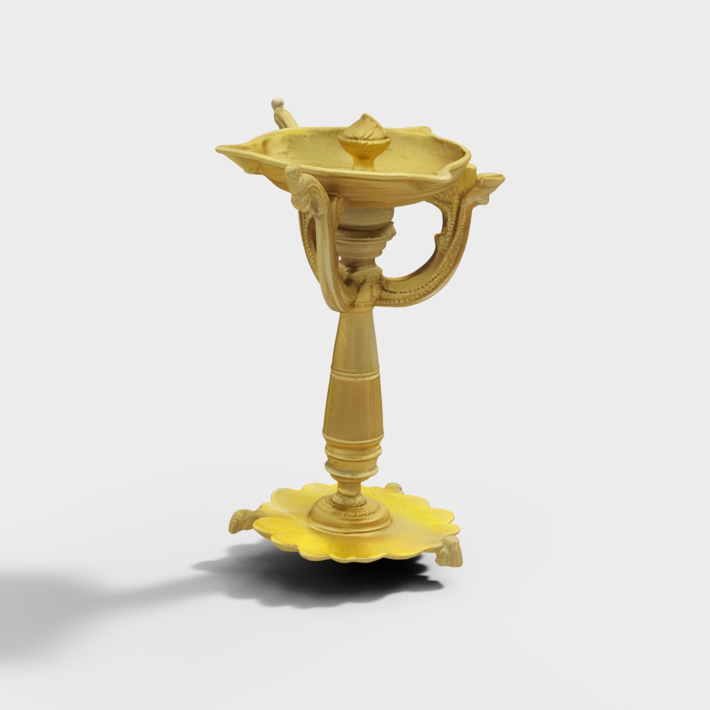 candle stick 13D模型
