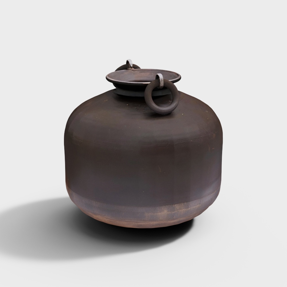 Indigo Antiques Pot 73D模型