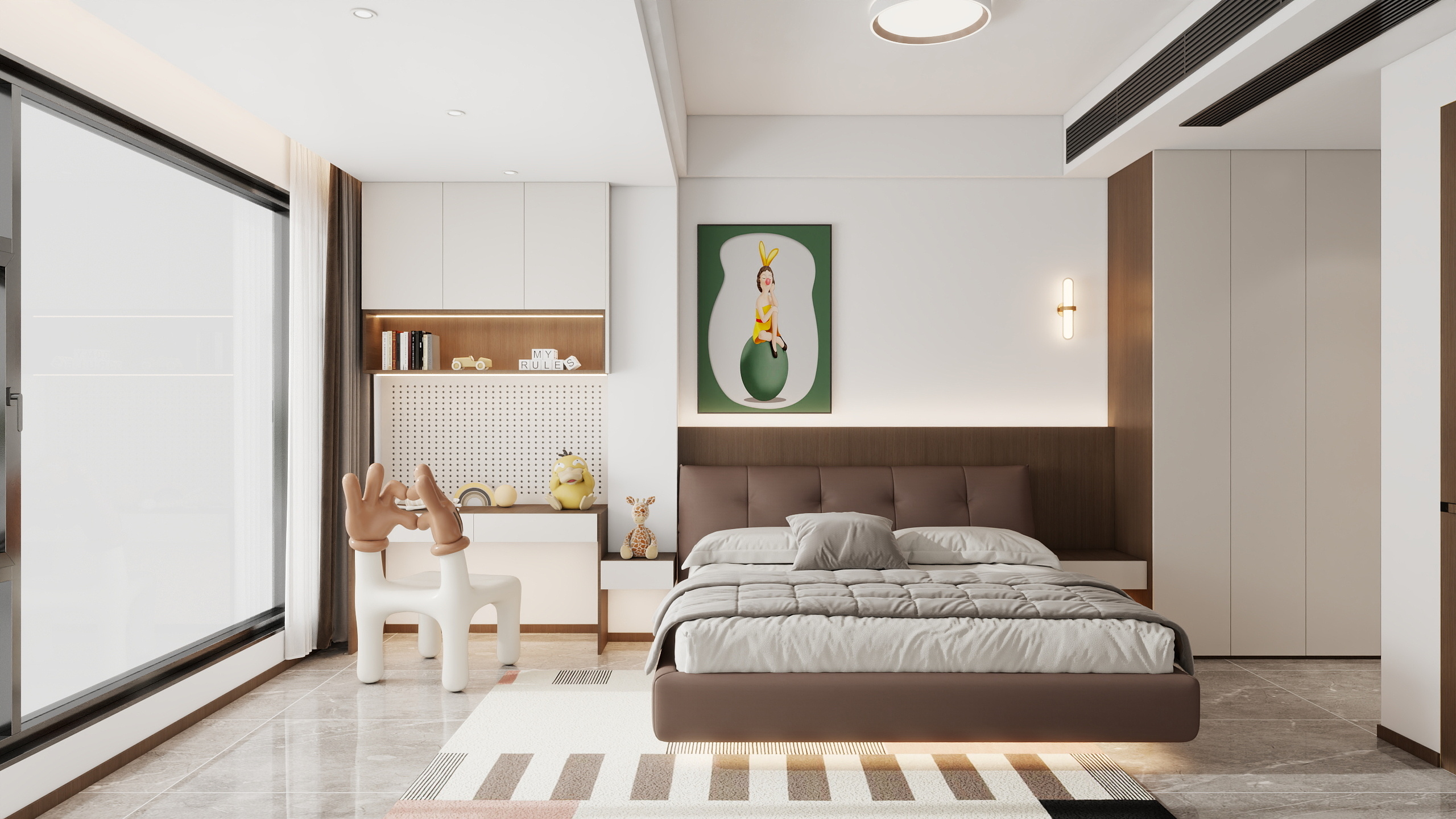 成爽-四川成都德商御府天骄西区（616平方意式极简别墅）装修效果图