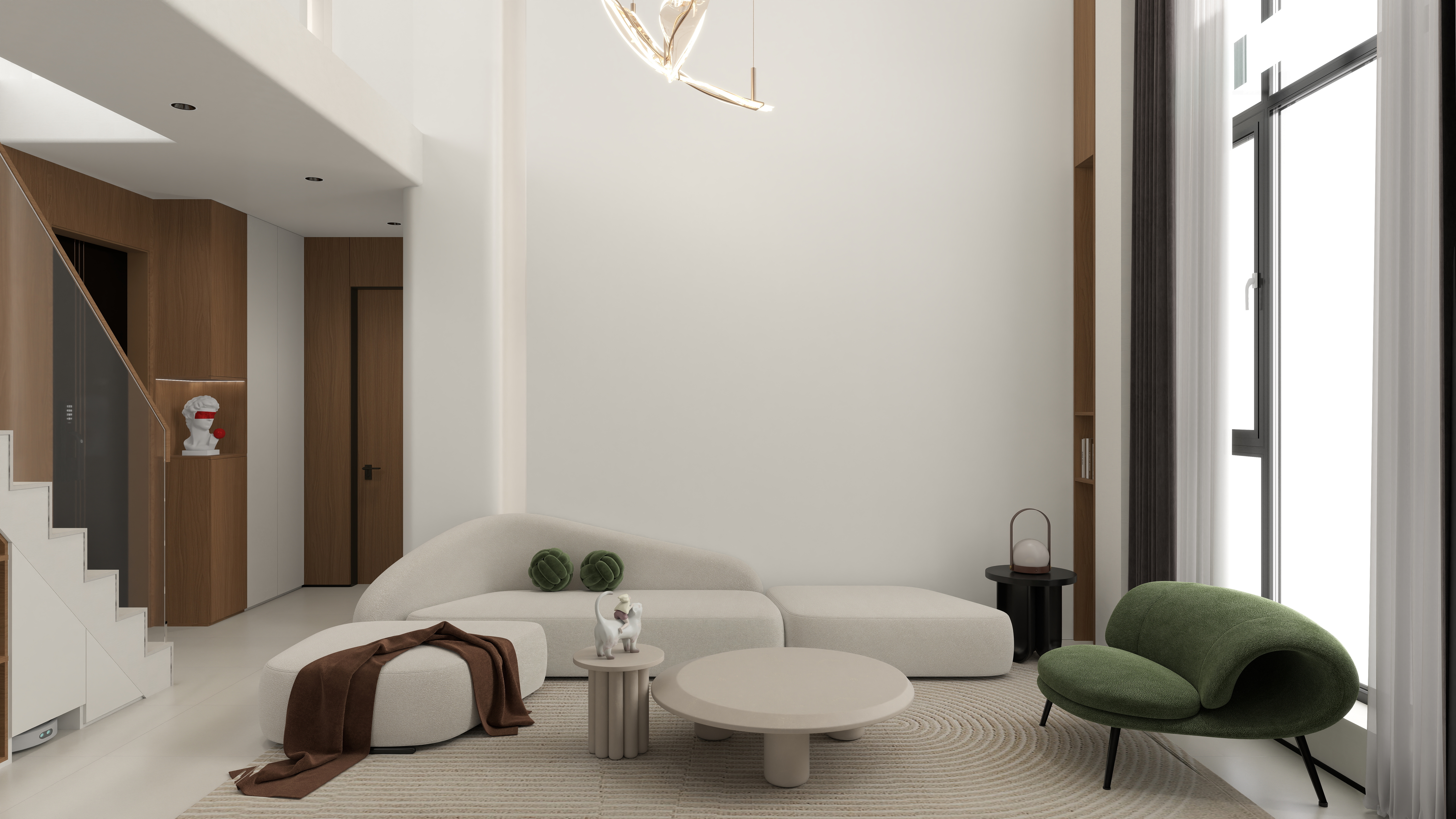 一叶design-银泰花园56㎡1室-装修设计方案