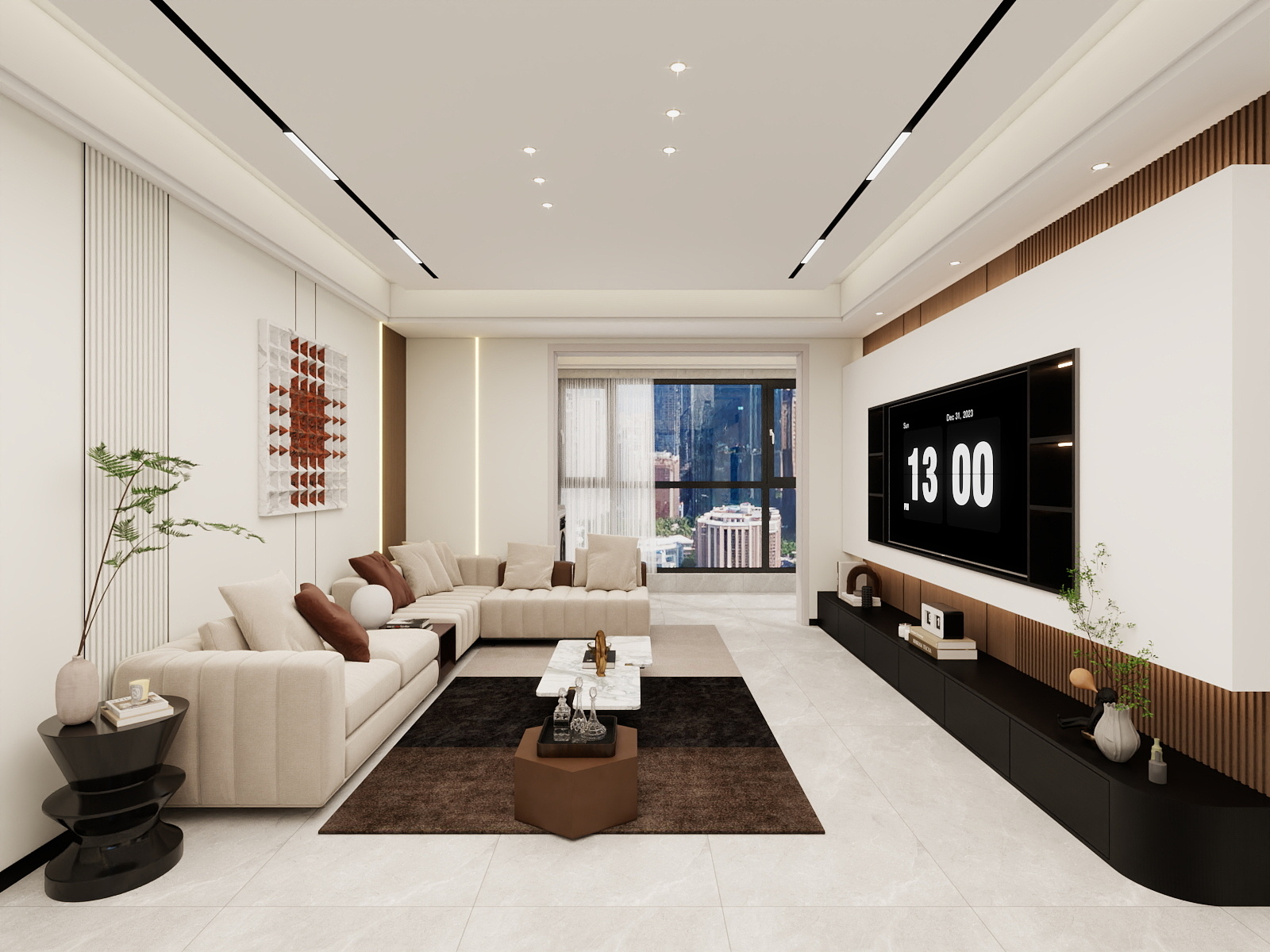 设计丨张超杰-德高金麟府（四室）现代简约-装修设计方案