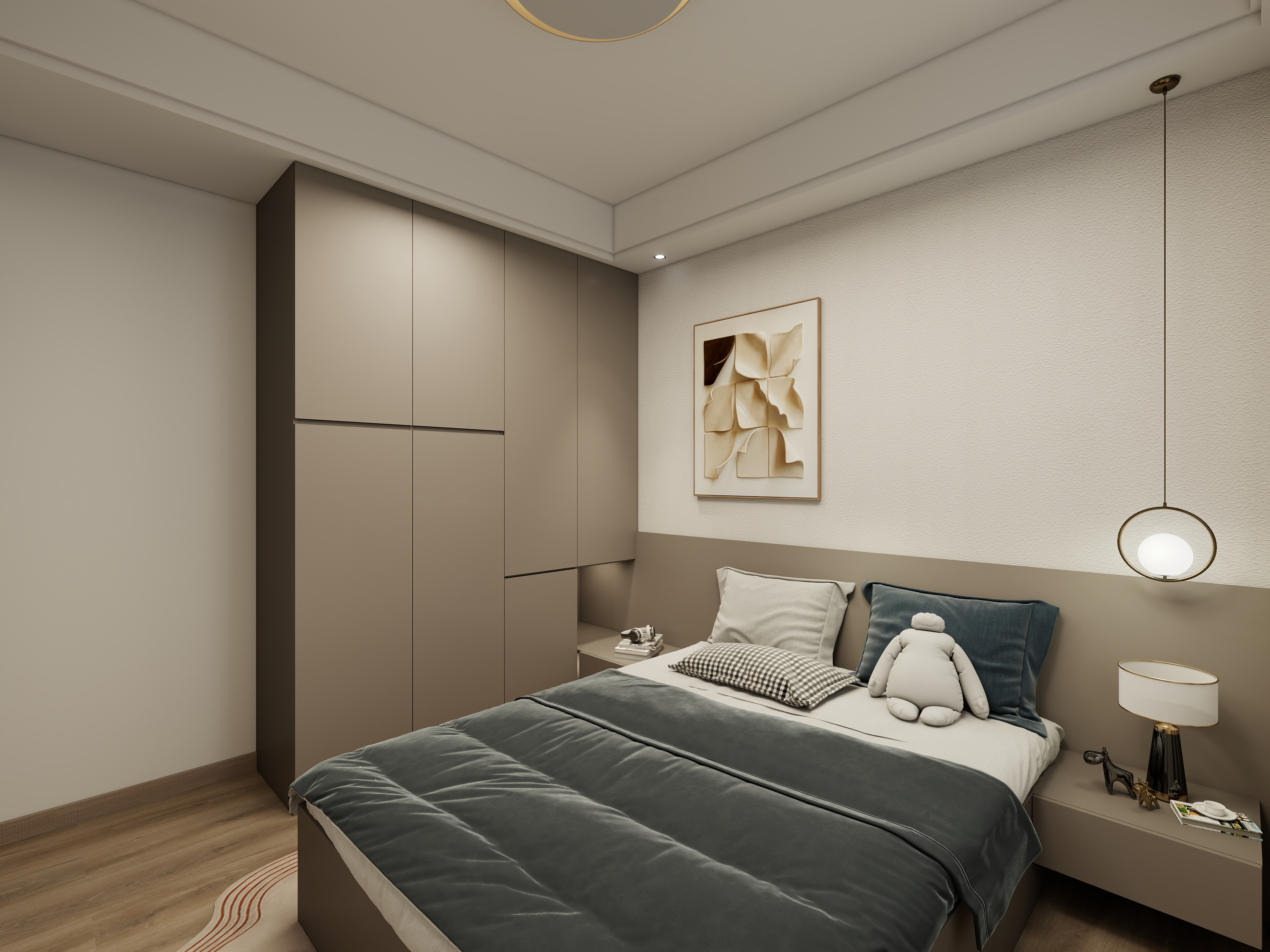 辫子哥设计-成都144㎡装修效果图