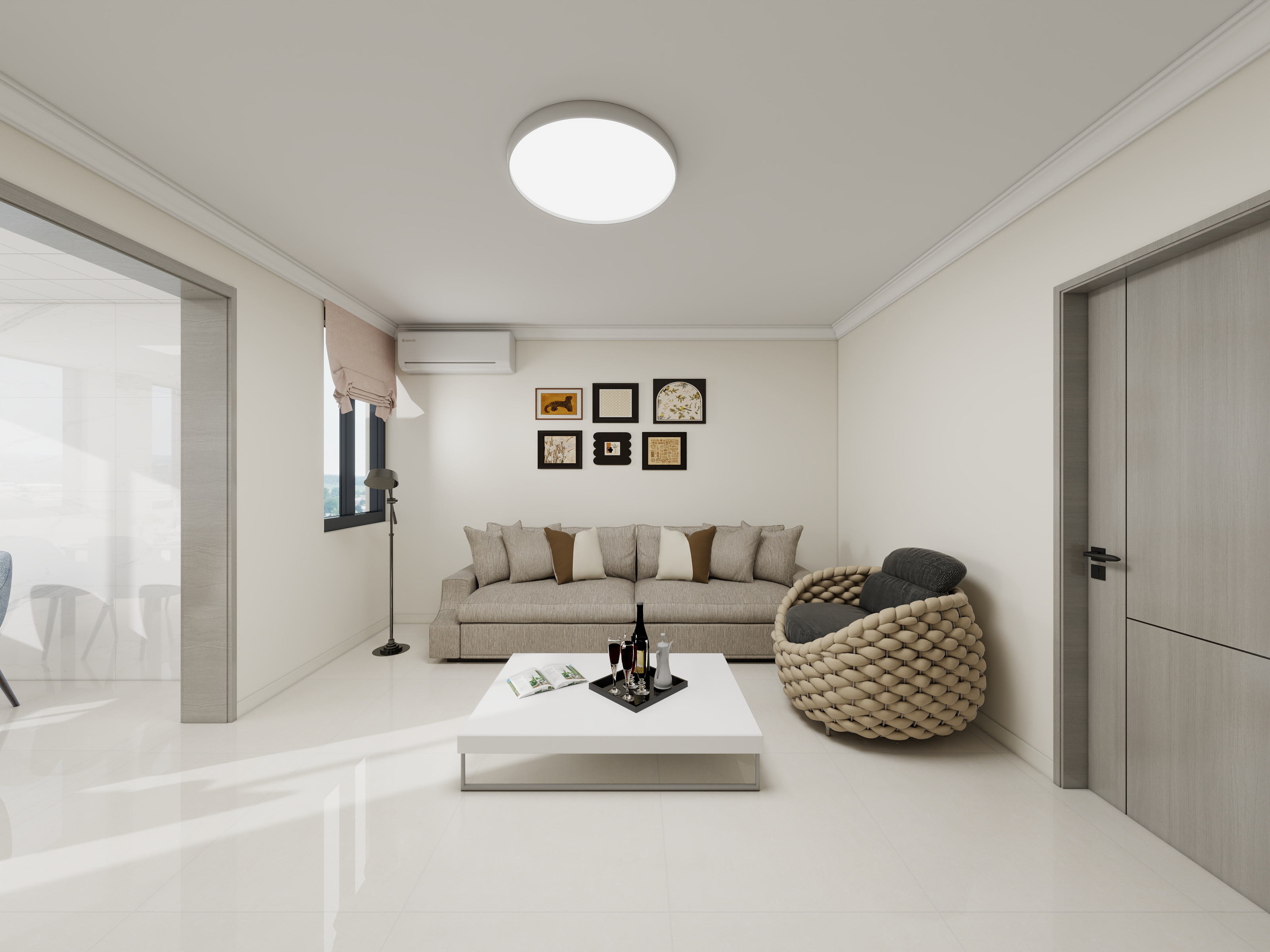 合肥双诚-M璘-兴海苑78平方极简-装修设计方案