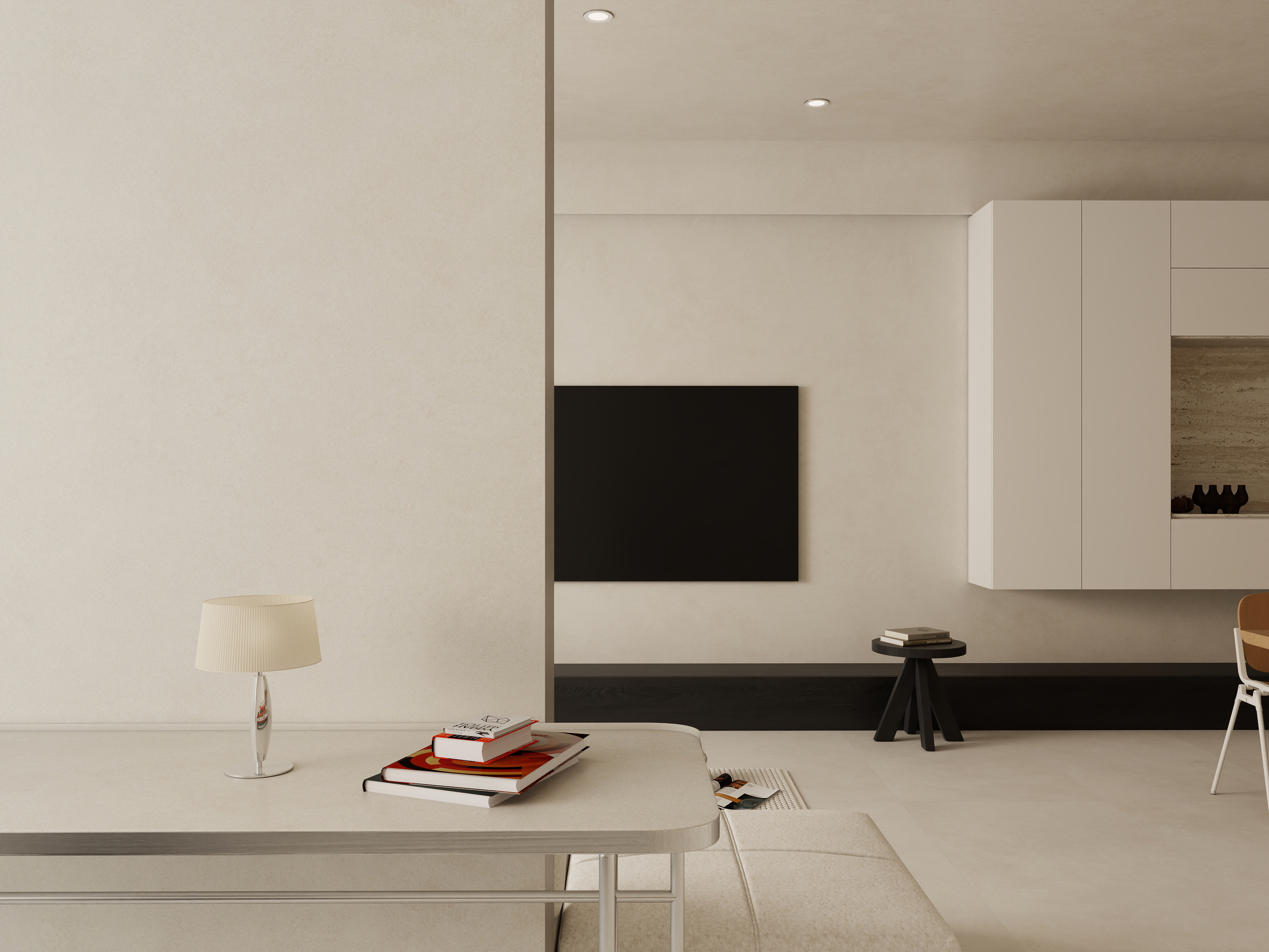 青瓦丨DESIGN-极简客餐厅装修效果图