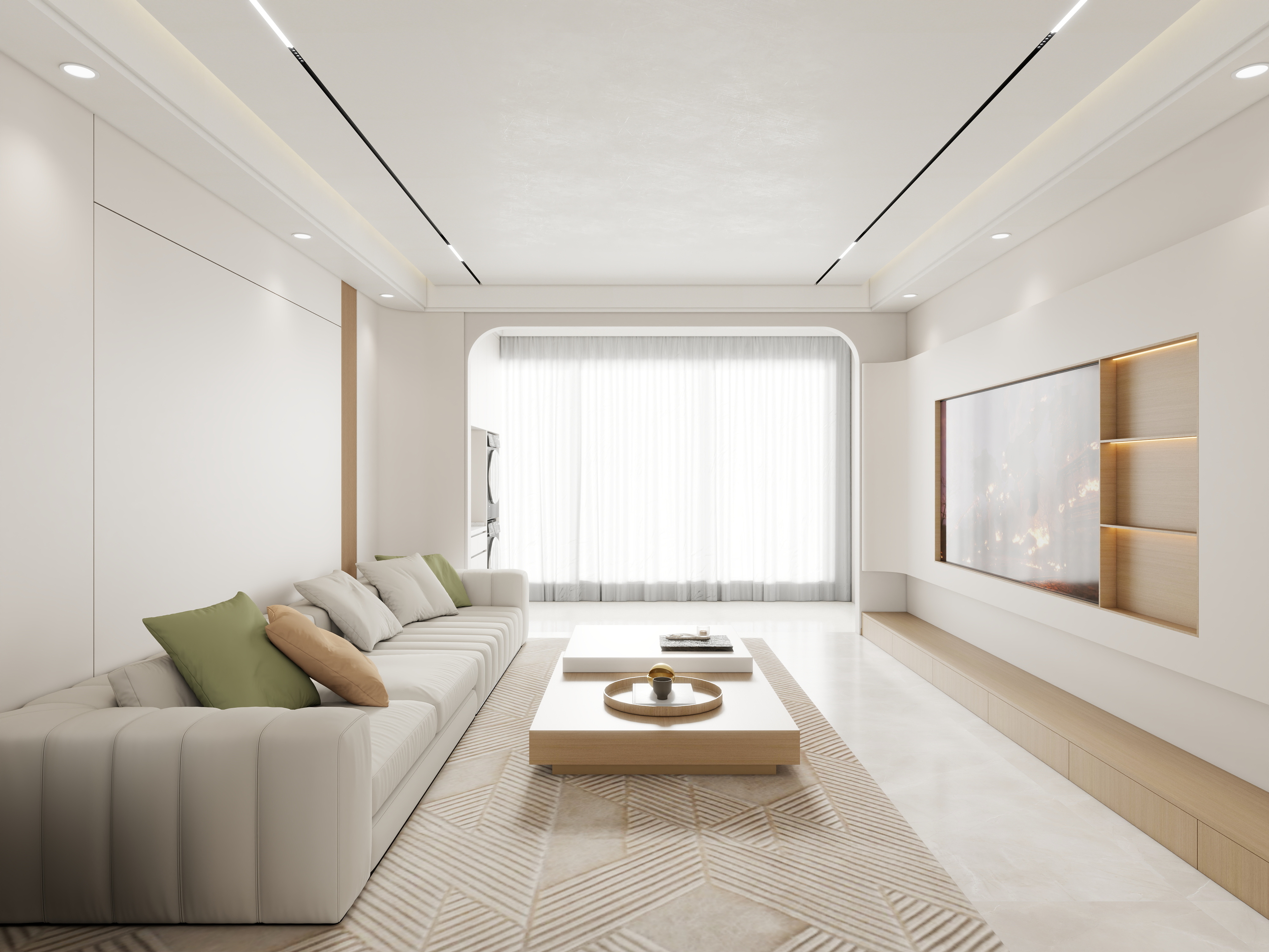 壹诺设计工作室-奶油风装修效果图