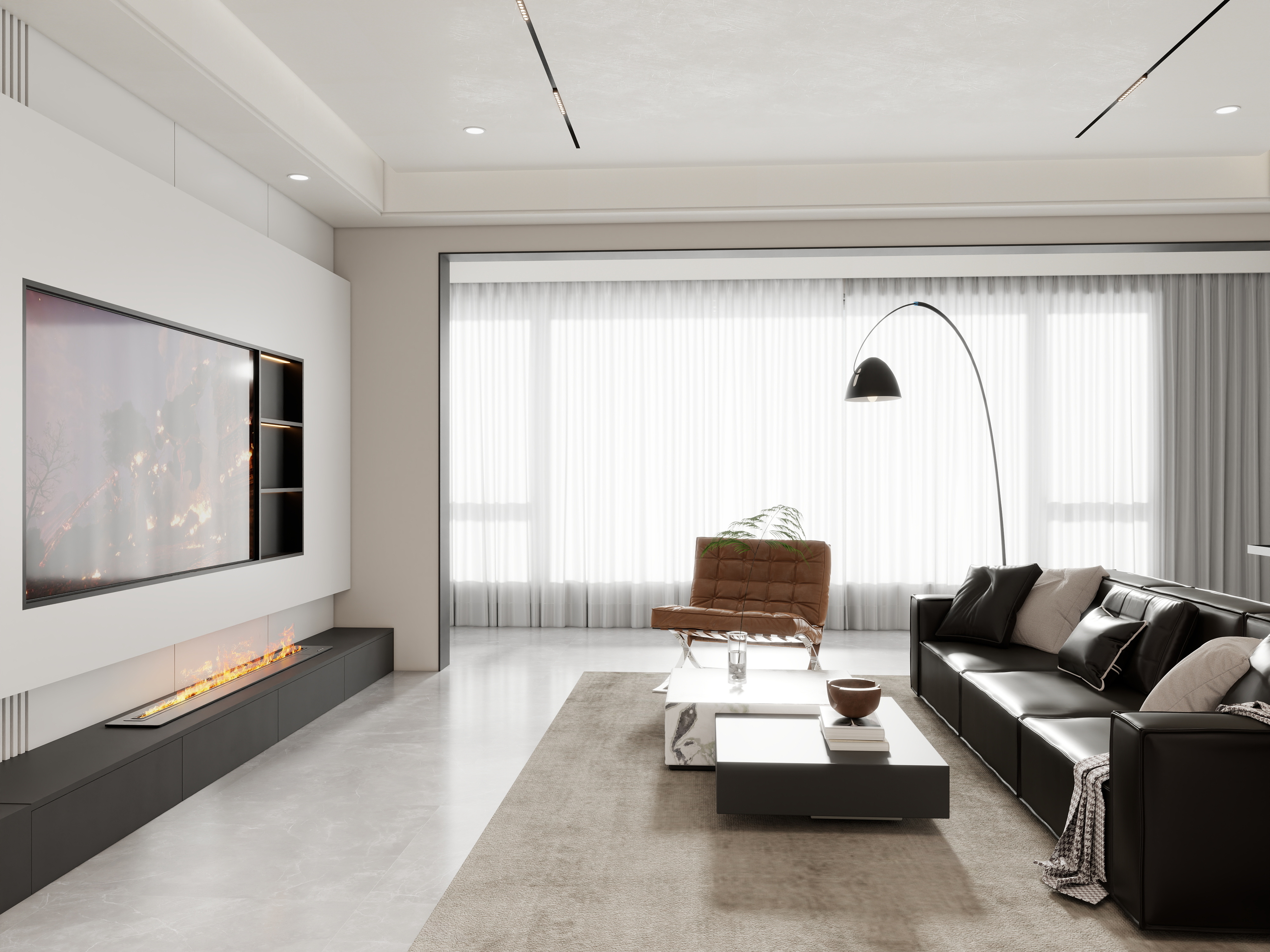 壹诺设计工作室-现代简约装修效果图