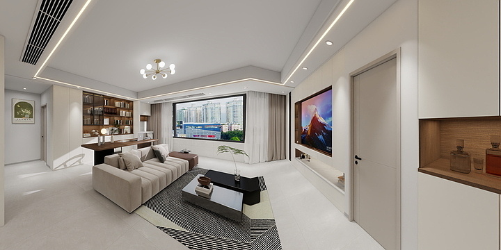 博强装饰设计-瞿锐-凯旋名筑3#1402-装修设计方案