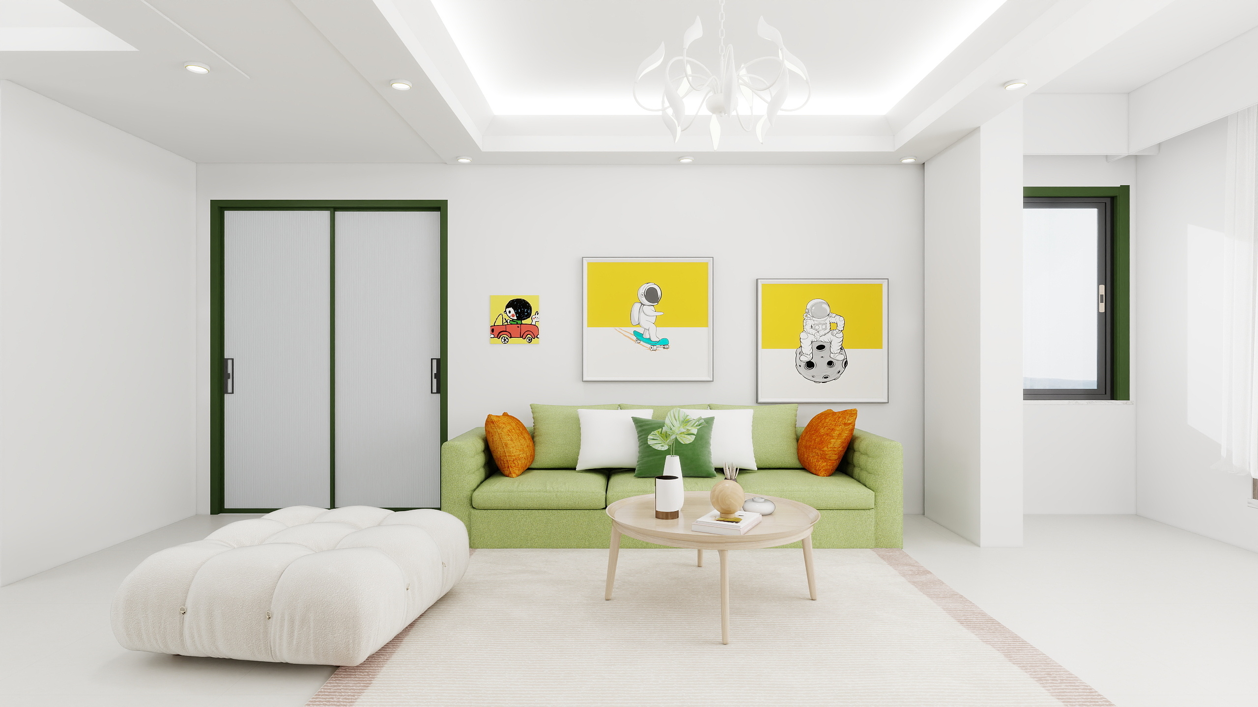 阿尔卑斯是山还是糖-西苑佳居104㎡3室装修效果图