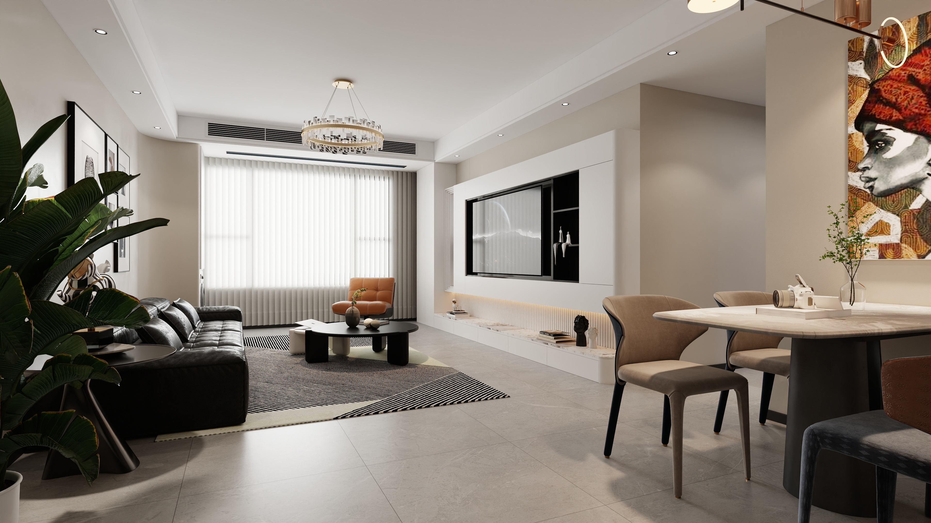 凯锋设计-0307现代（三卉维度）-装修设计方案