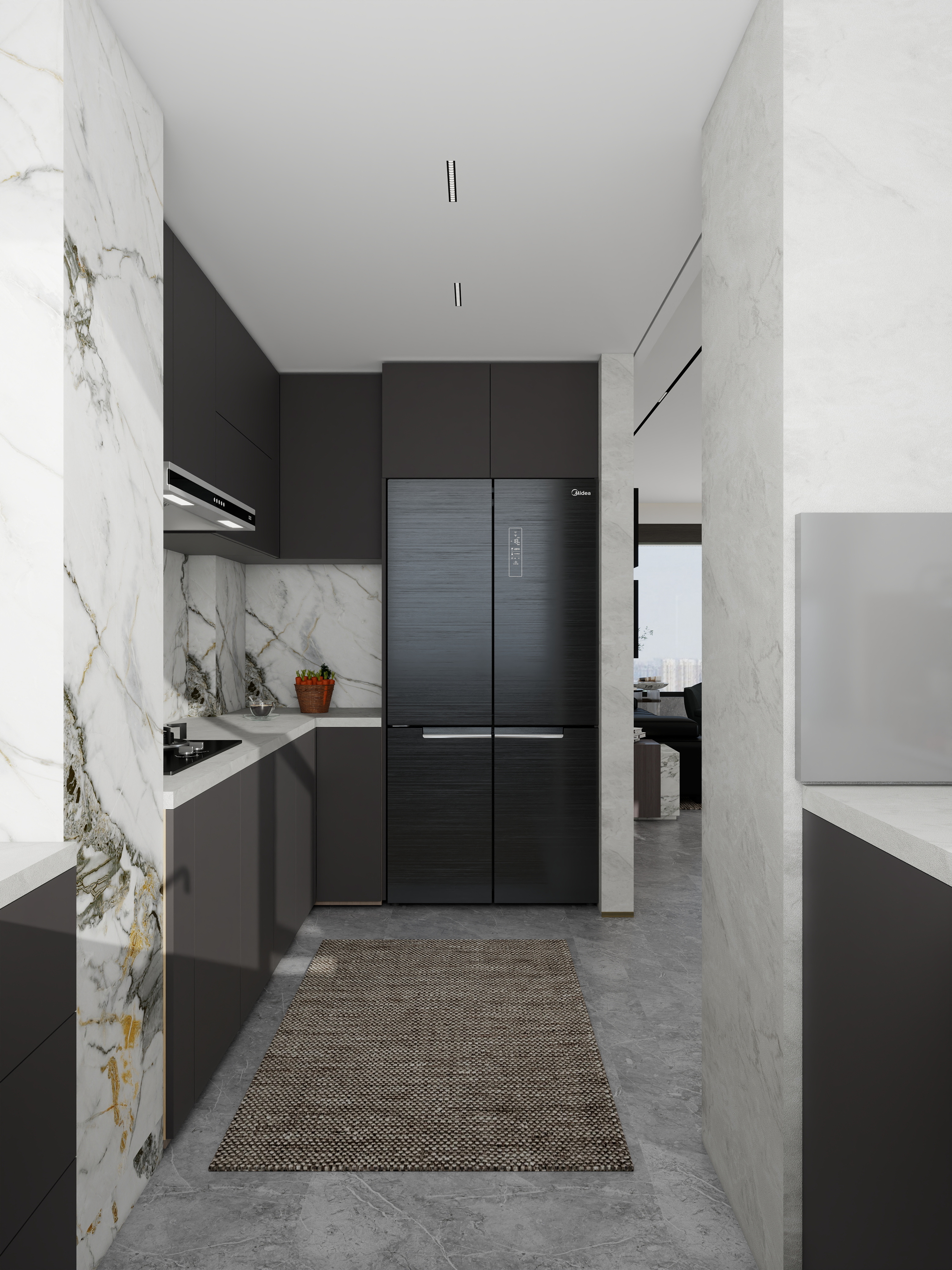 吾宜空间设计-时代仁智山水176㎡1室装修效果图