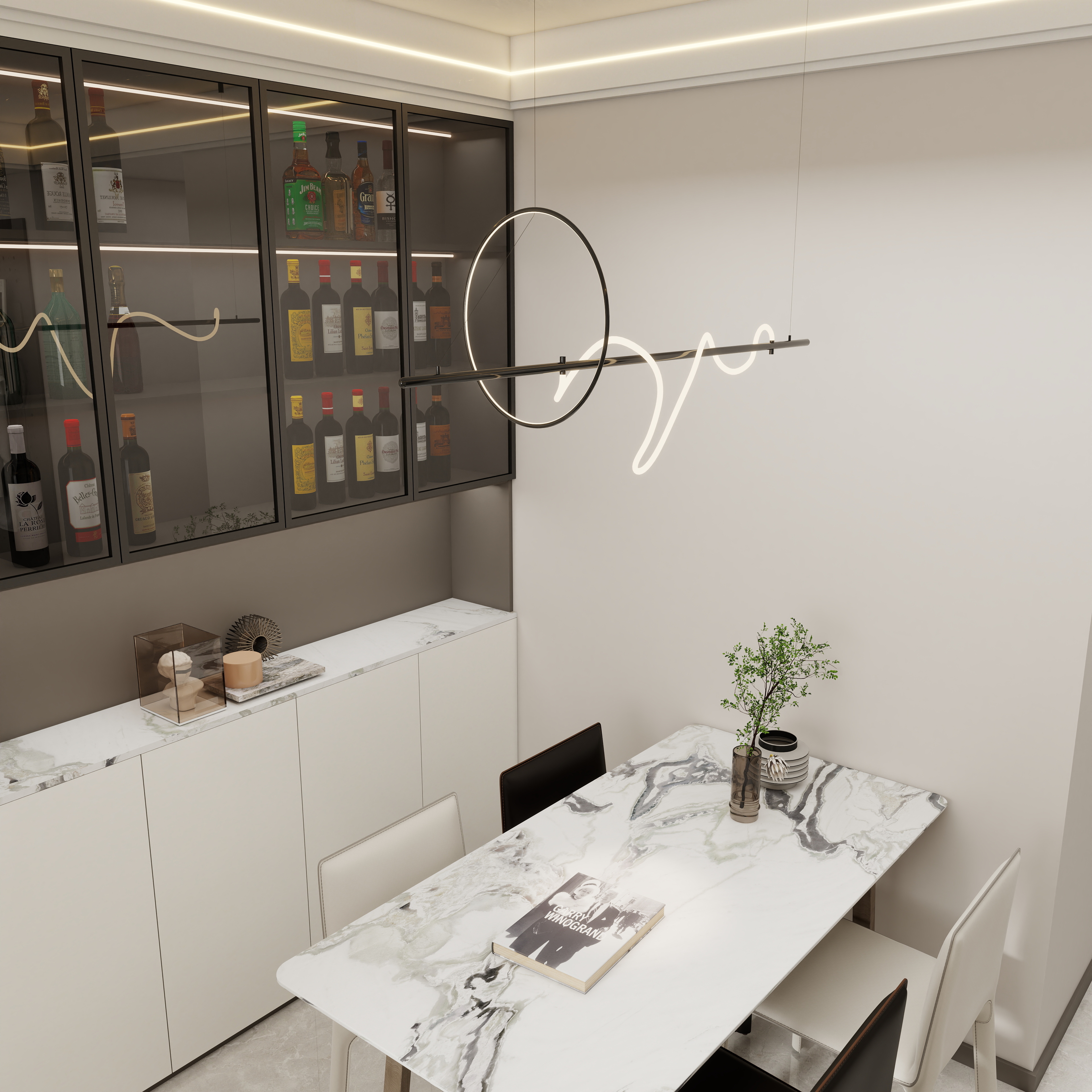 壹诺设计工作室-现代简约装修效果图