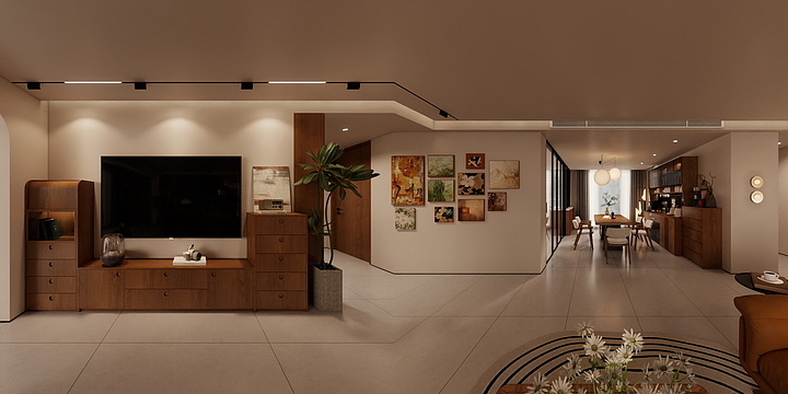 (=￣ω￣=)叫我阿华-天境中古-装修设计方案