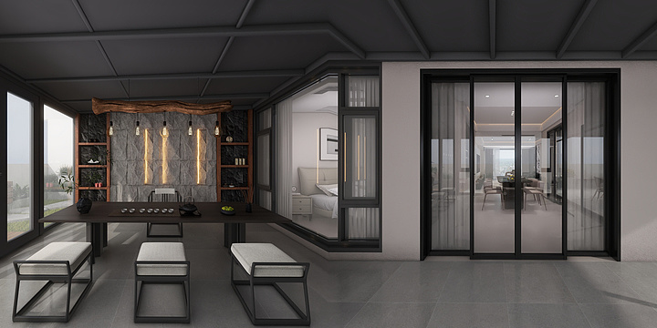 取舍设计-状元华府120㎡意式带花园-装修设计方案