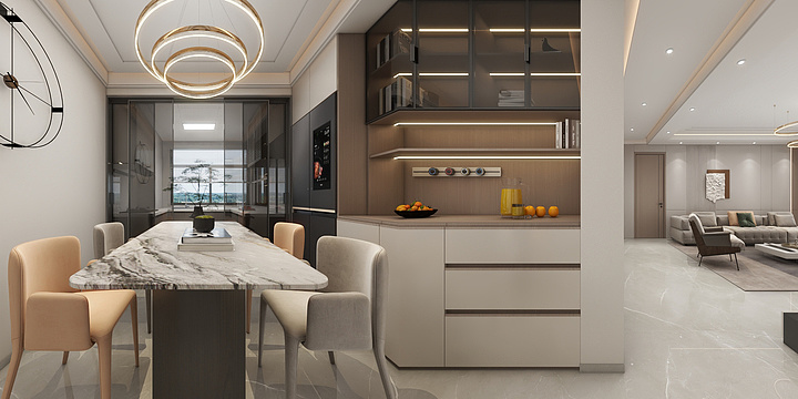 魏艳双-宝丰绿洲--现代-装修设计方案