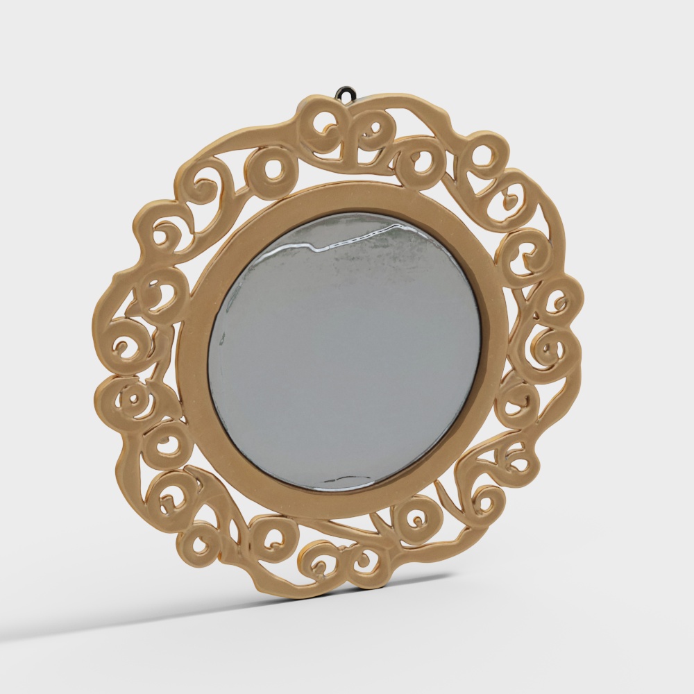 round mirror3D模型
