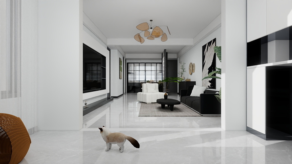 1870*twmX-现代简约三室两厅两卫一厨-副本-装修设计方案