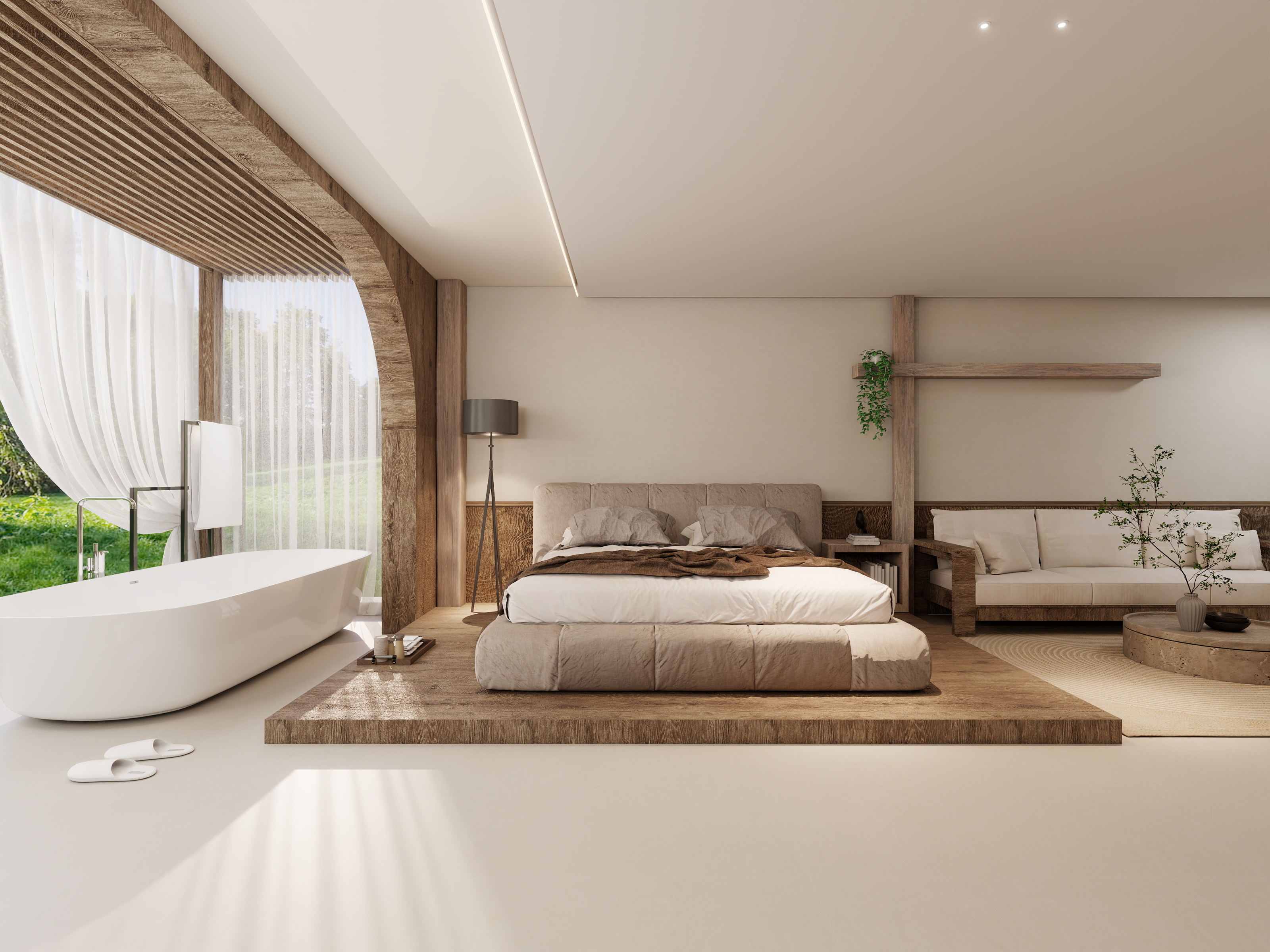 喵小妮爱家居-原木民宿52平方-装修设计方案