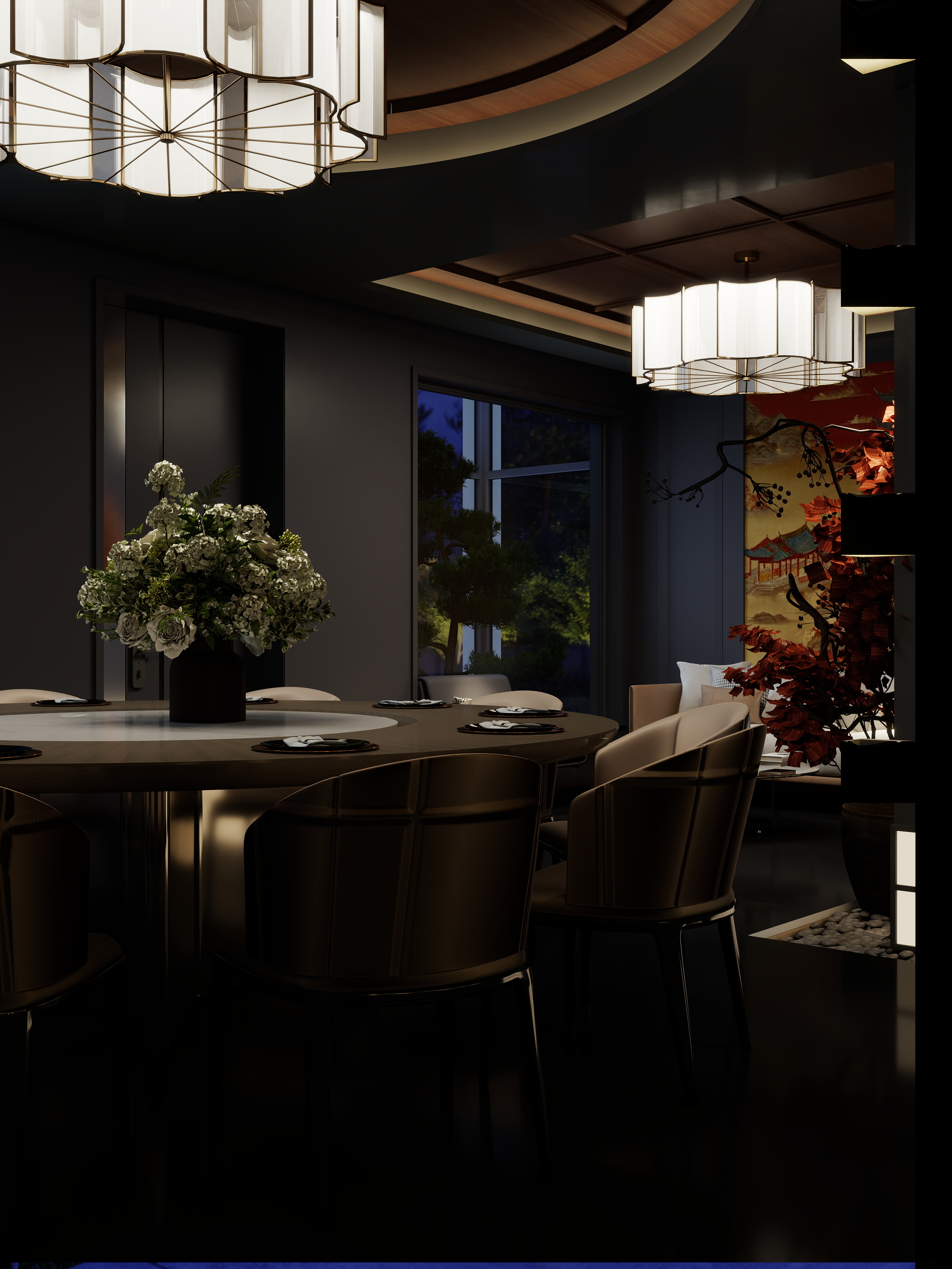 室内设计浩男-会所-装修设计方案