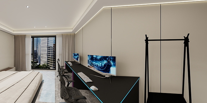 任xiao龙-极客电竞-装修设计方案