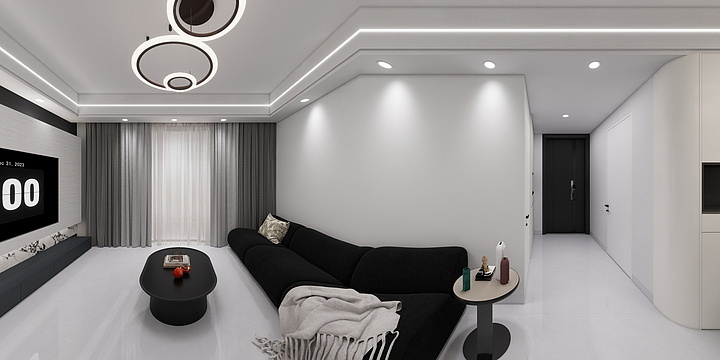 惠煌陶瓷-鹿江花园-装修设计方案