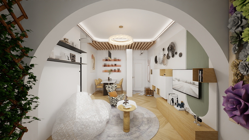 绘画老能手-博众新城-装修设计方案