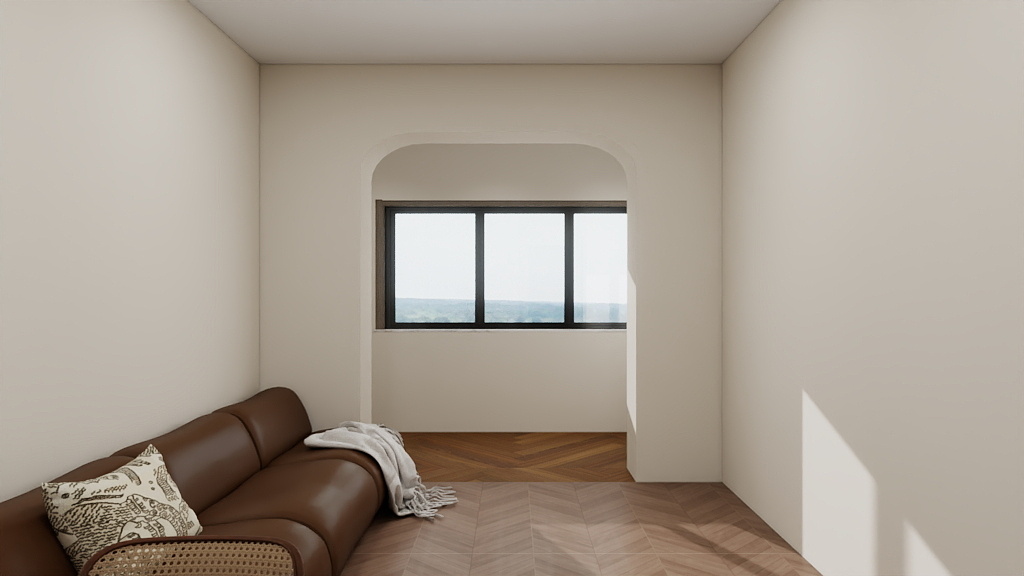 深呼吸丿-72㎡2室装修效果图