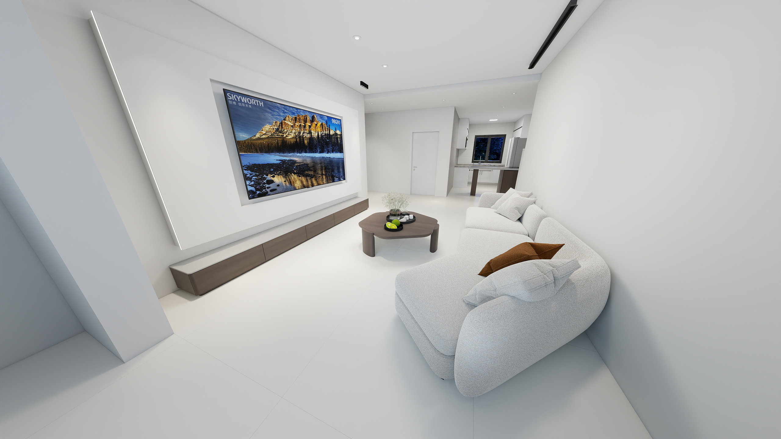 神经娃2004-轻奢风（小户型尝试）九三套内65-装修设计方案