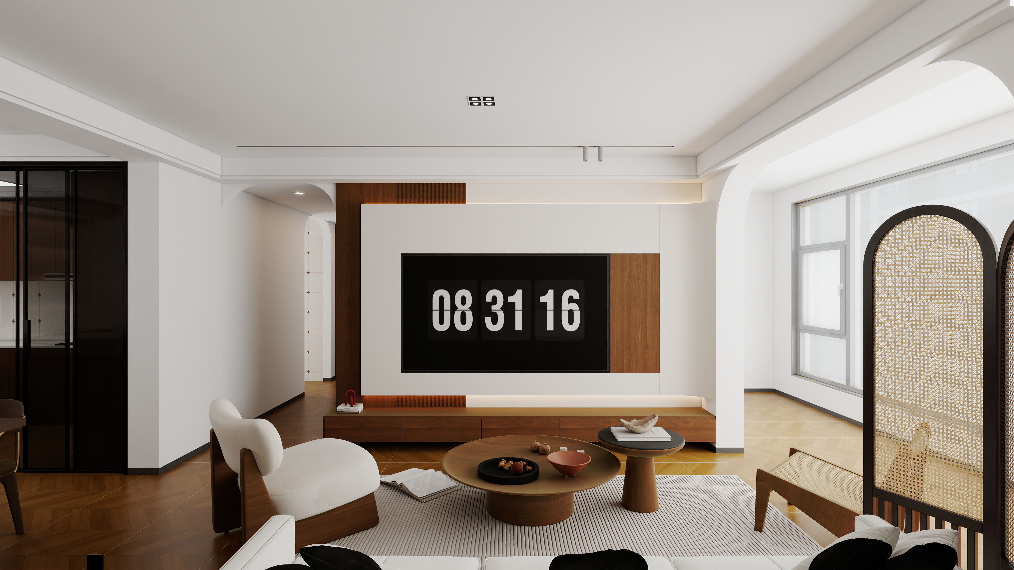 颍上简一装饰-成美央著126Y2户型-装修设计方案