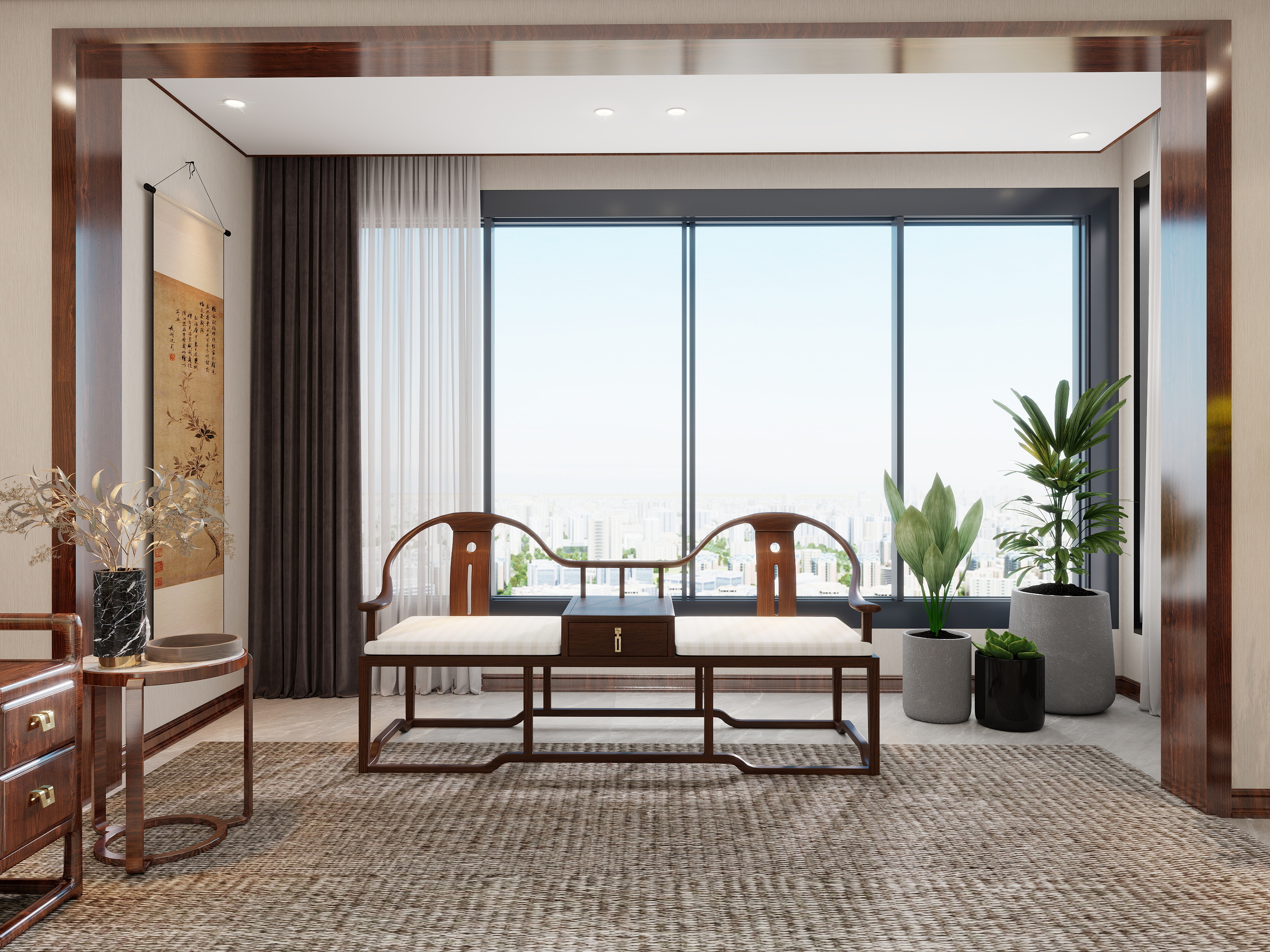 设计小小杨-延长石油能源住宅小区C1--140-装修设计方案