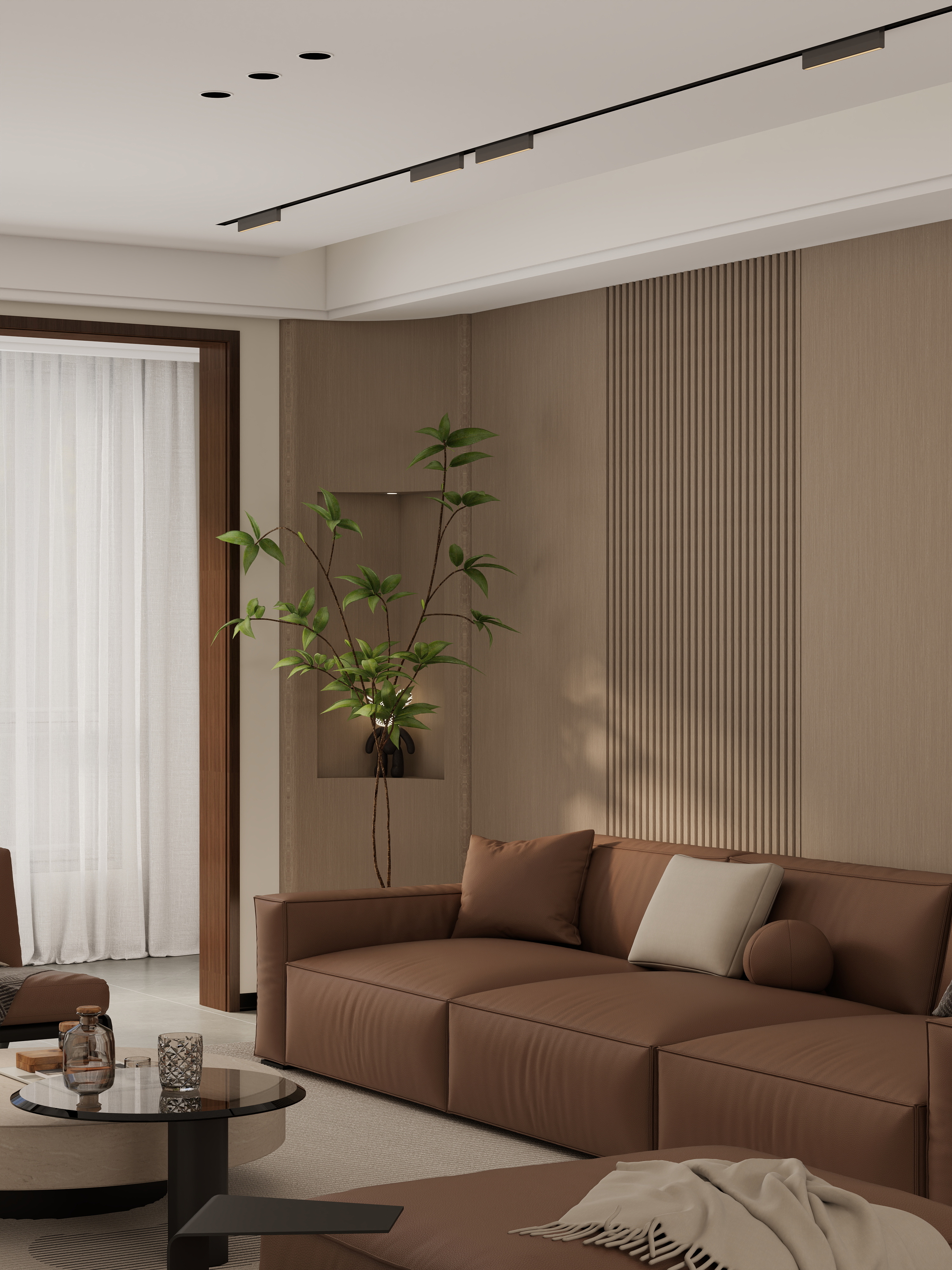 全案设计老都-圣菲漫步-137㎡4室-装修设计方案