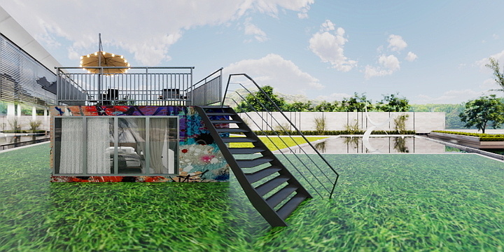 欧博睿东涌店美星全屋整装-源潭集装箱KTV-装修设计方案