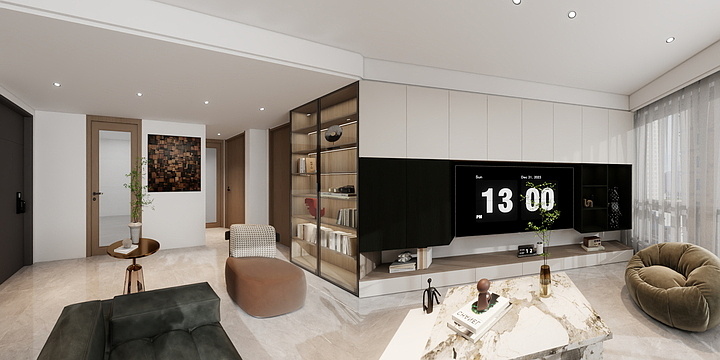 非著名设计师翁宏松-老曹-装修设计方案