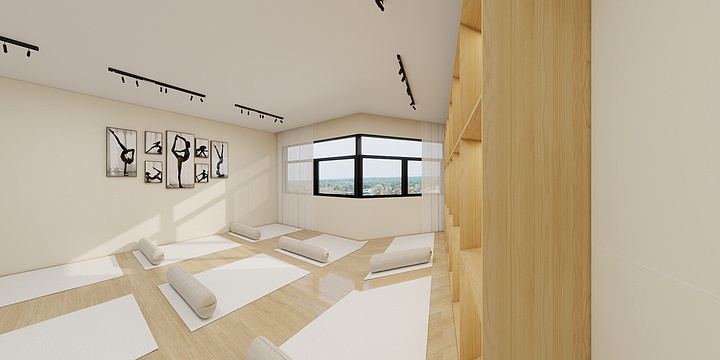 尚铭装饰设计部-瑜伽馆-装修设计方案