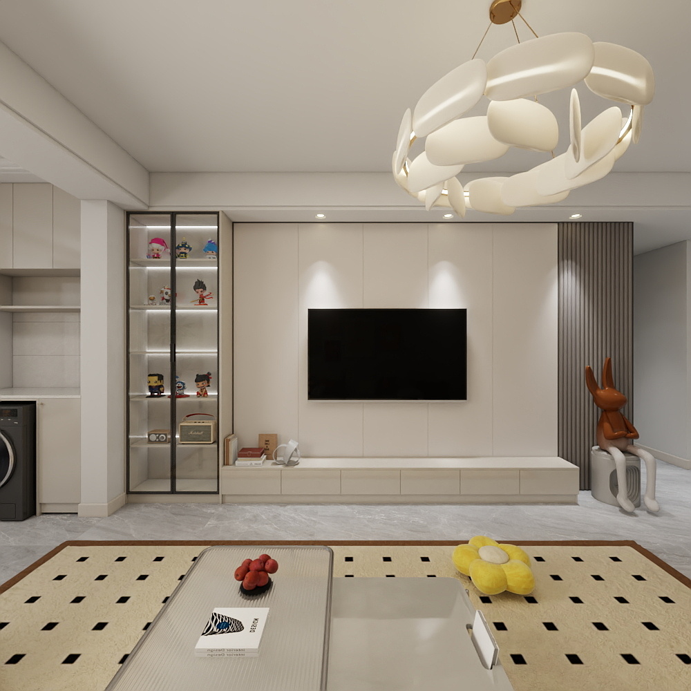 Patrick丶Star-龙悦府奶油110㎡3室装修效果图