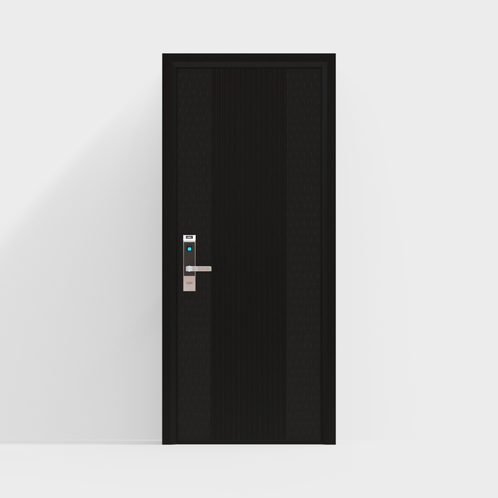 现代入户防盗门93D模型