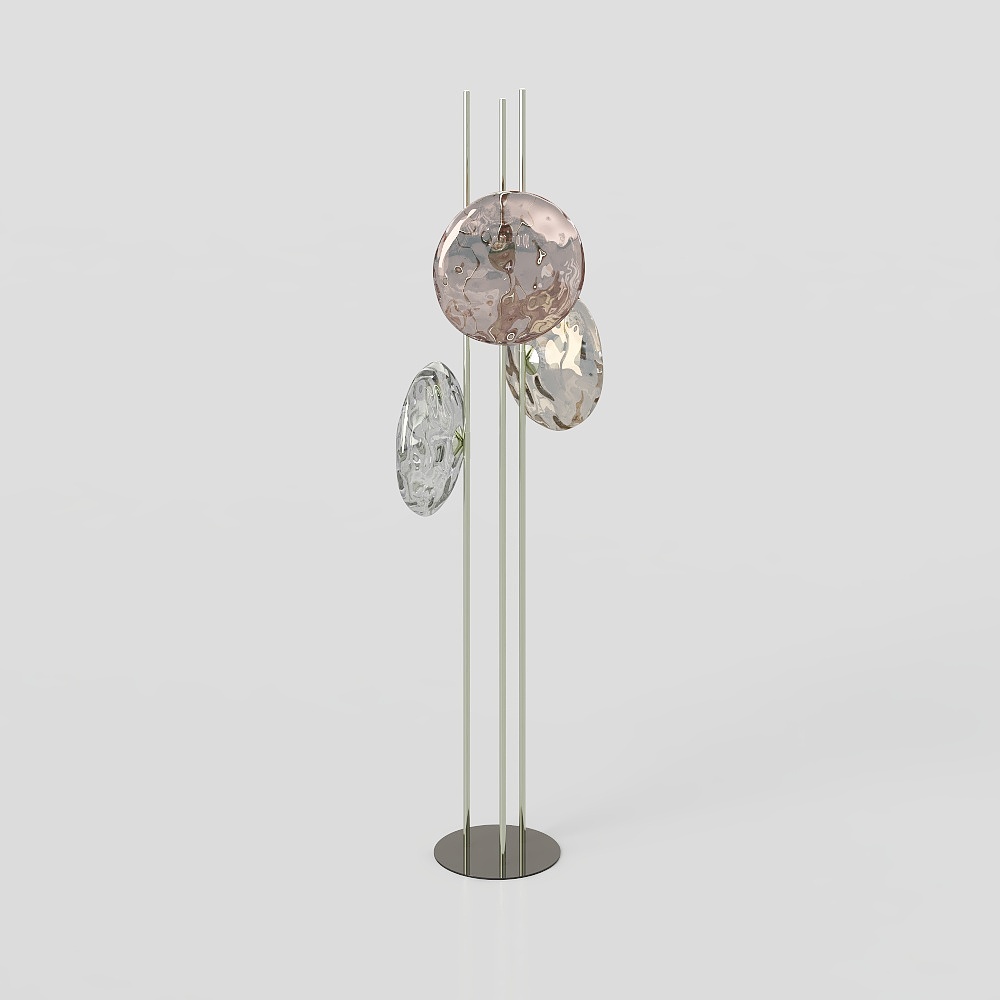 现代轻奢落地灯3D模型