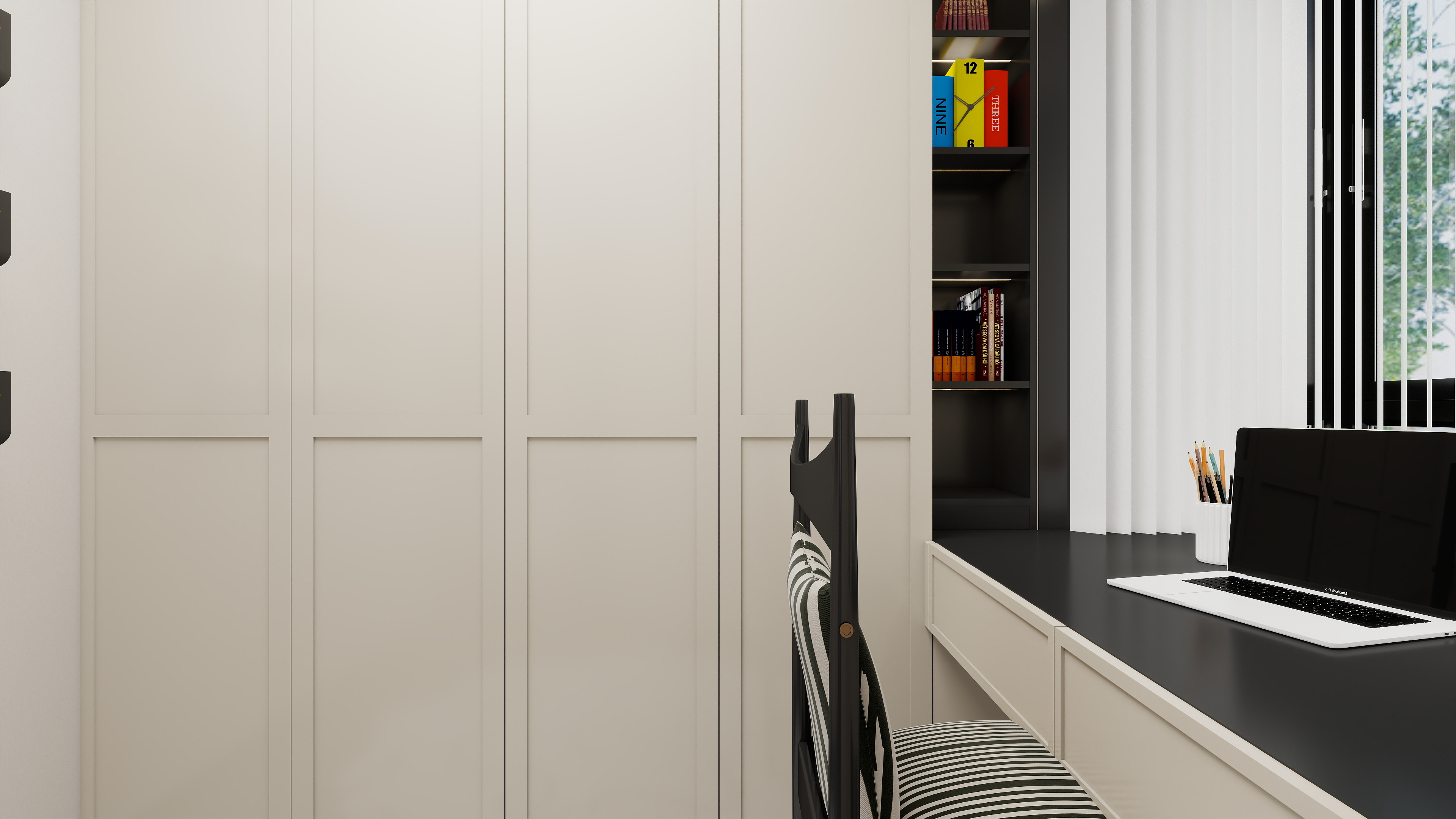 设计师-李尾巴-恒大中古风装修效果图