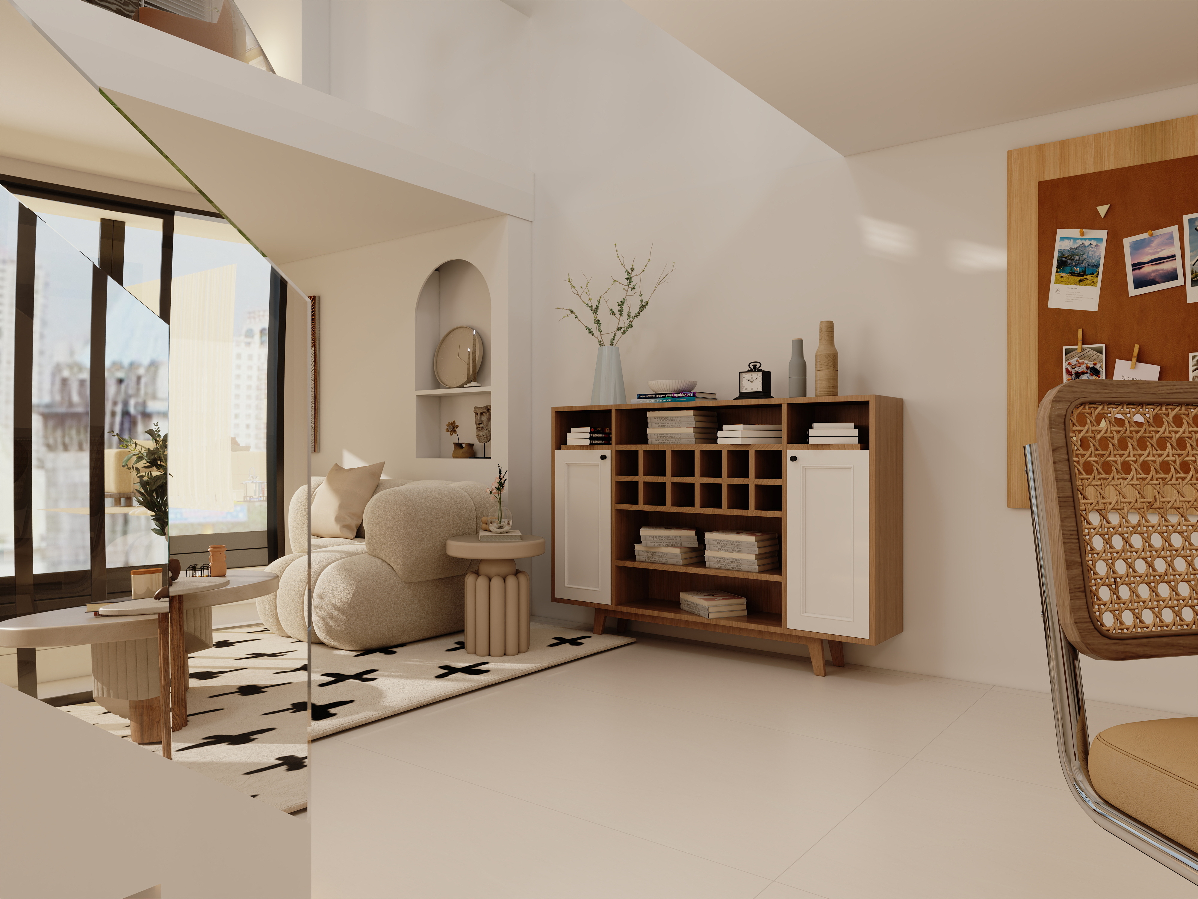 HzjDesign.-奶油复式-装修设计方案