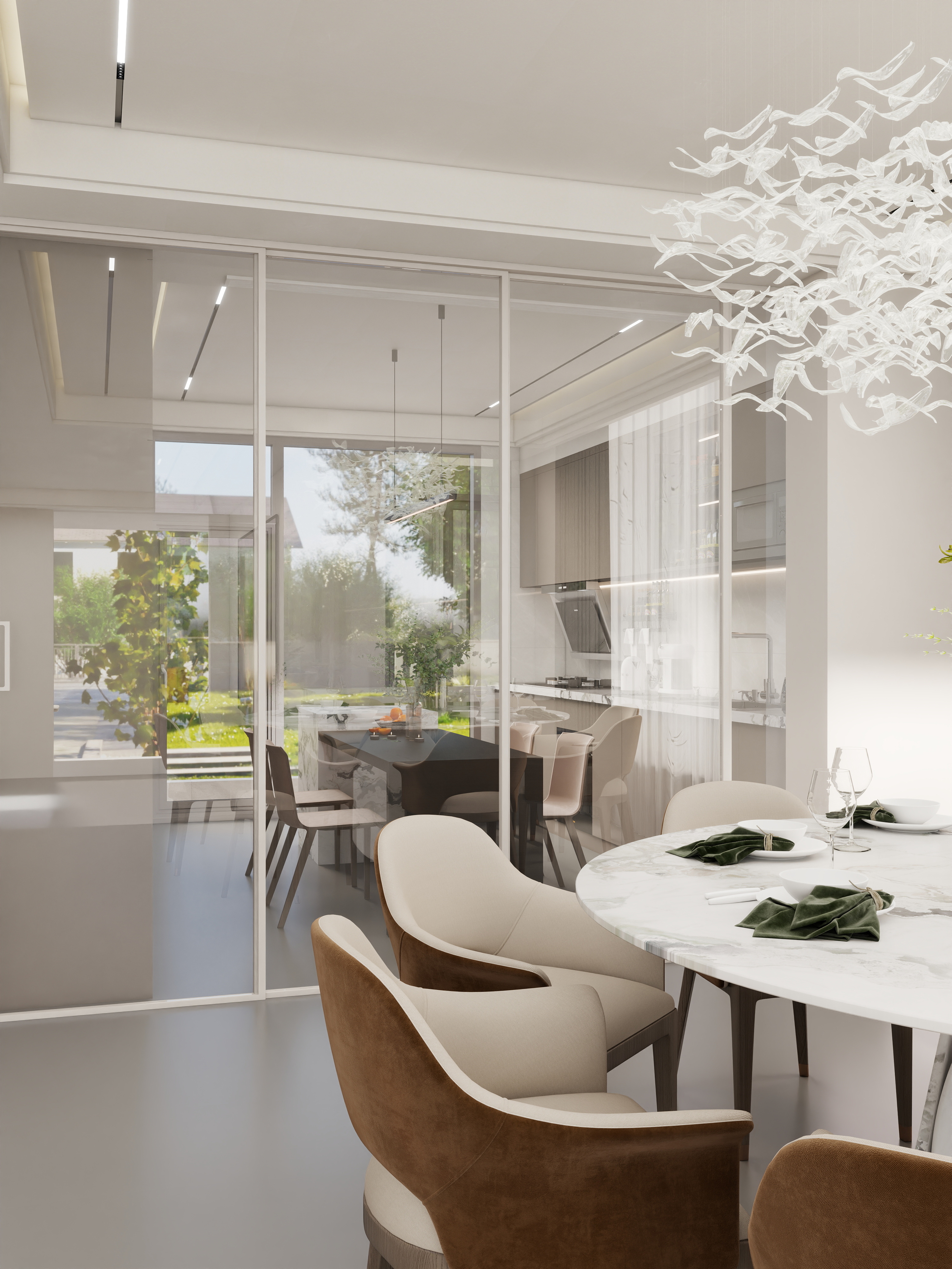 壹诺设计工作室-现代极简装修效果图