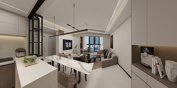 全案设计丶马明-【现代】云层国际-装修设计方案