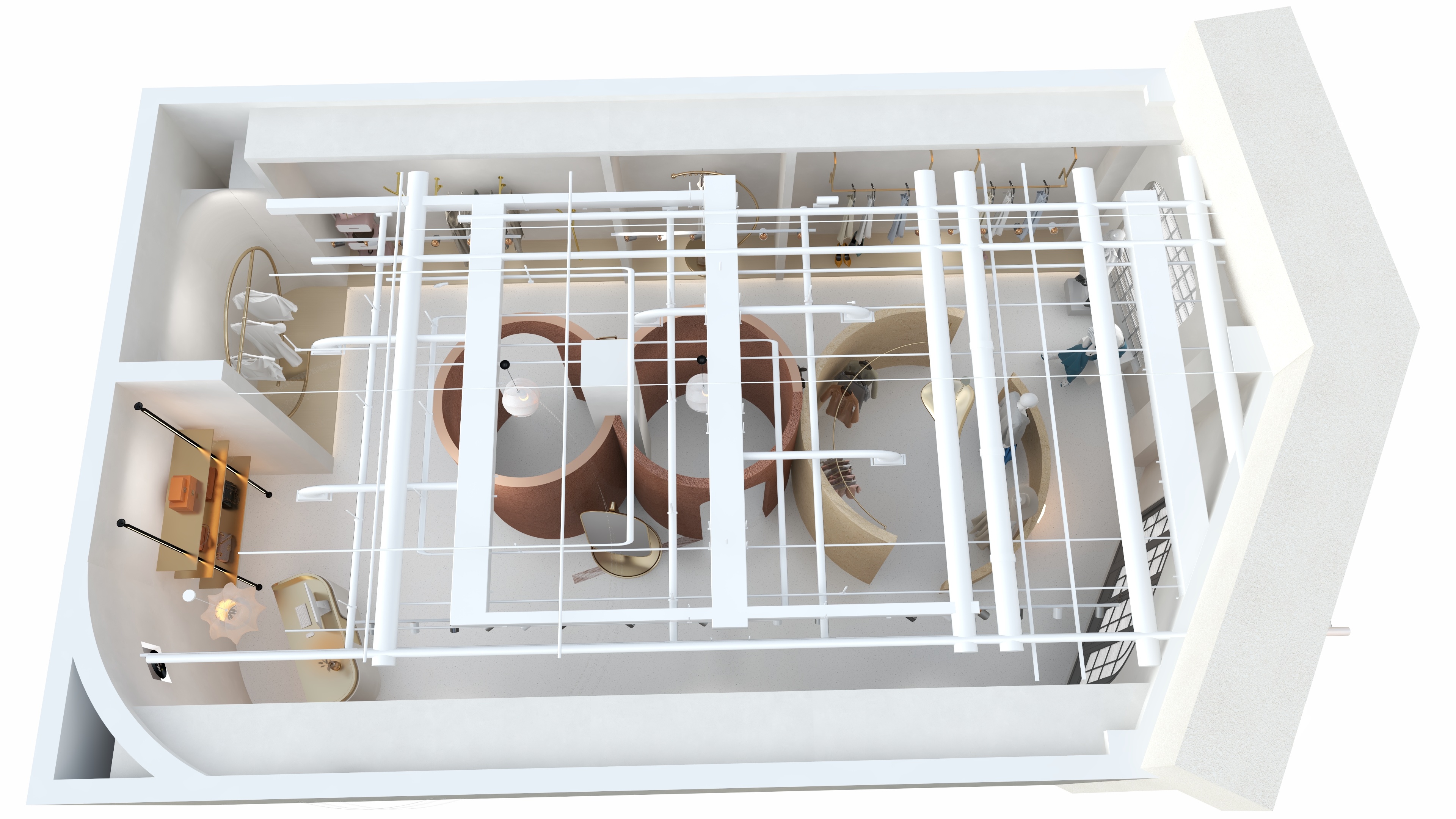 一点儿胖室内设计-服装修改方案-装修设计方案