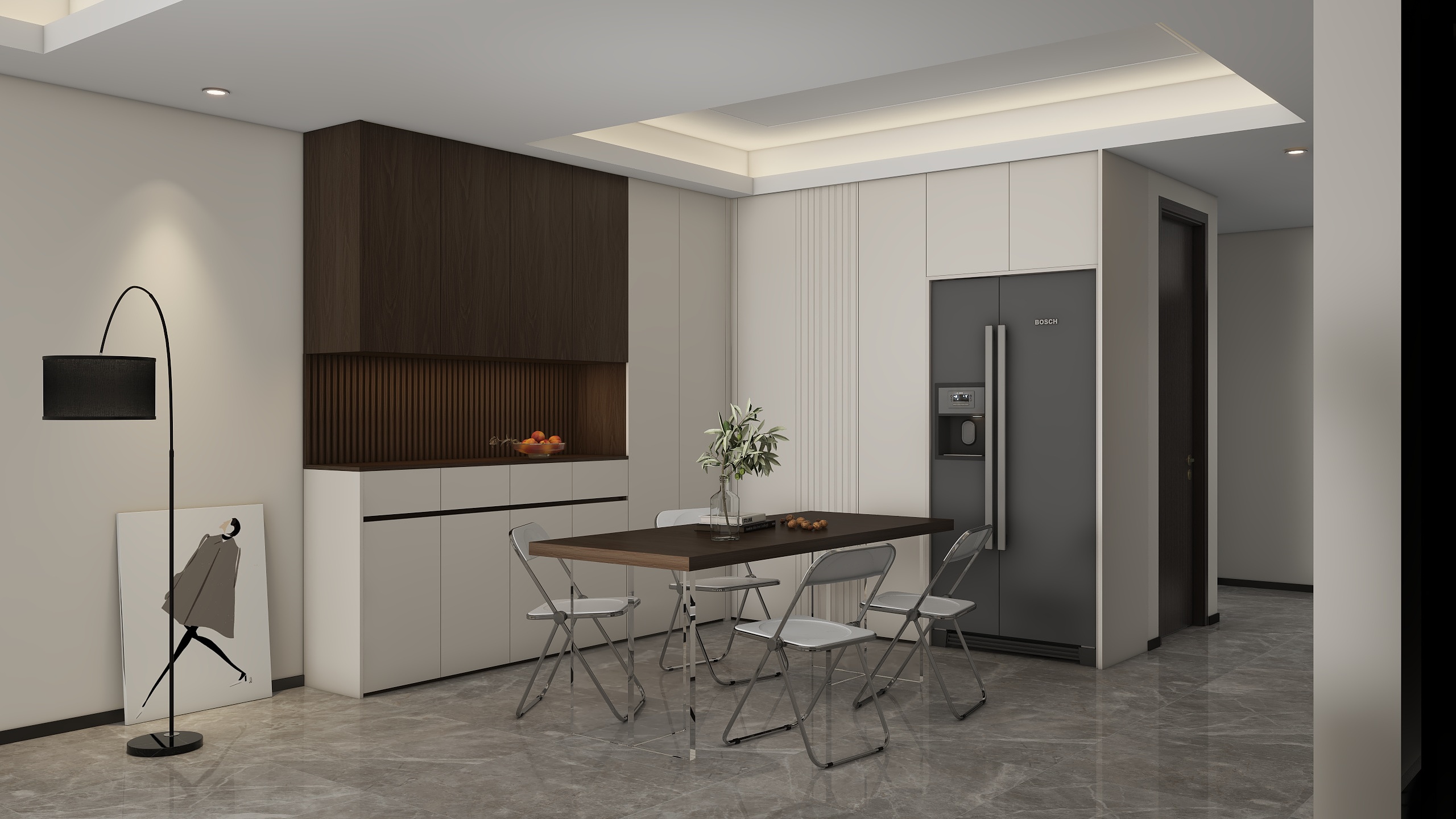 柏妮雅全屋定制-富力开远城营销中心156㎡4室-装修设计方案