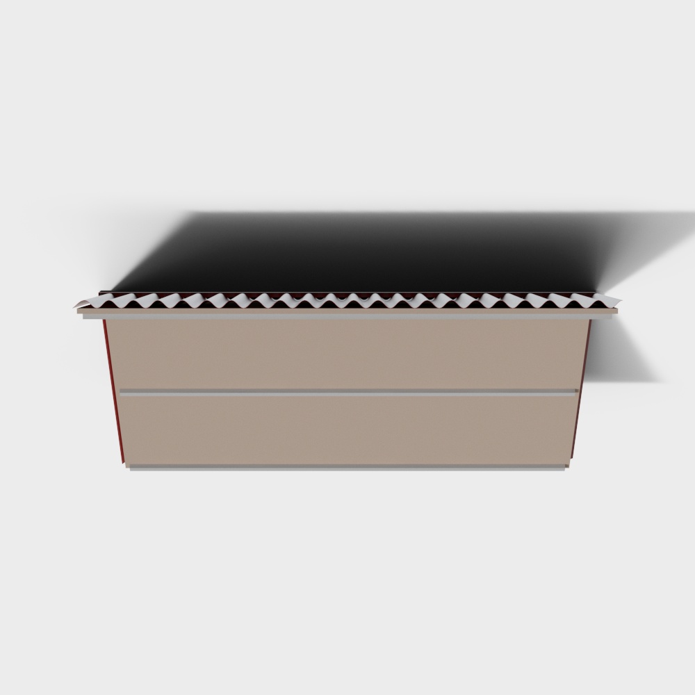 彩钢瓦屋顶3D模型