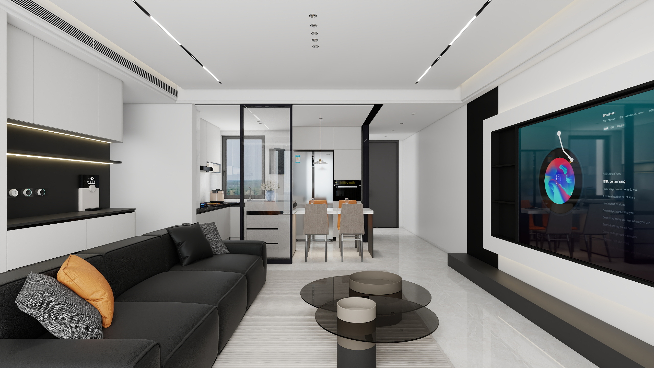 500一套_韩昊霖-现代风格-半开放式厨房-装修设计方案