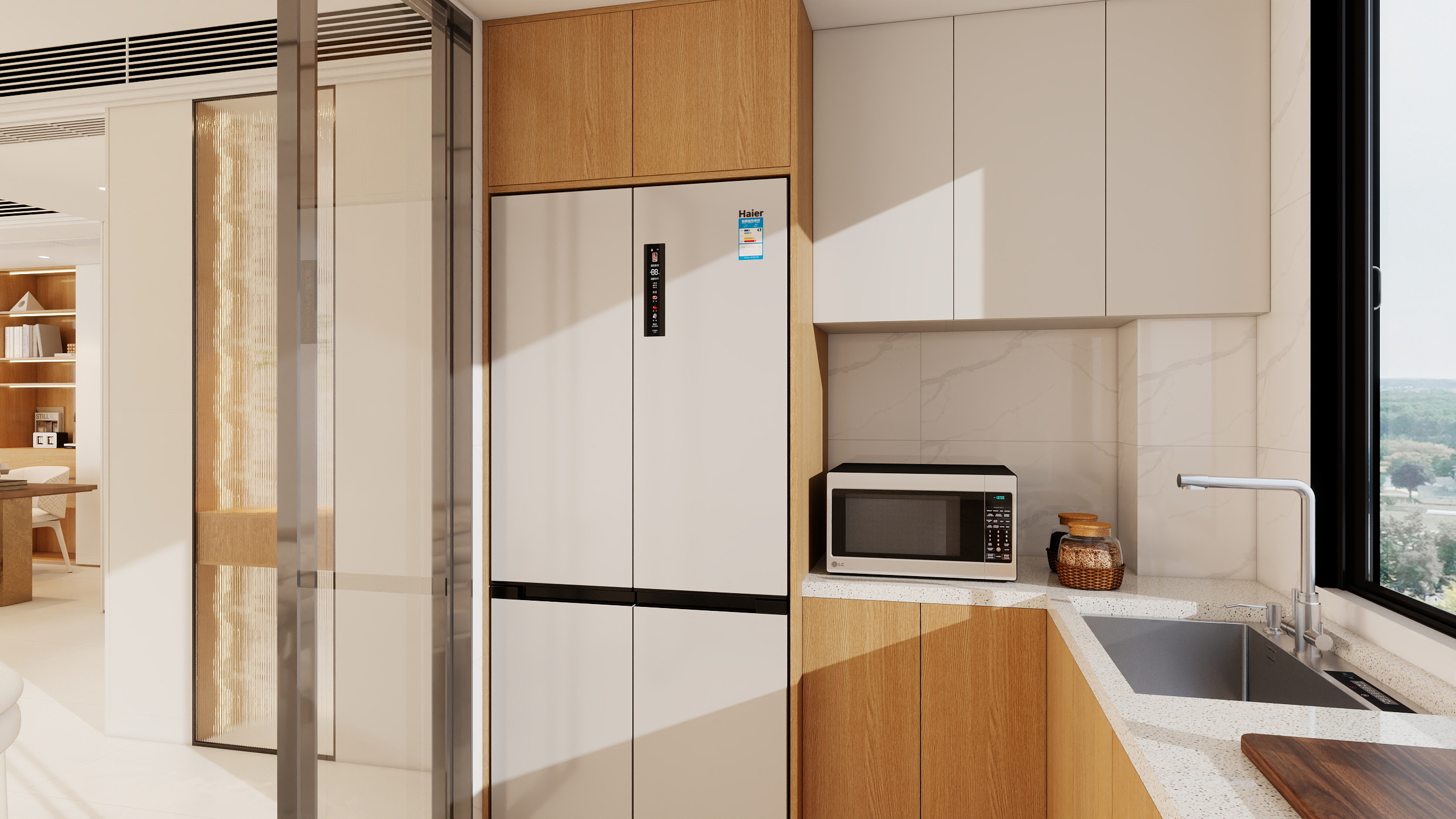 如斯1998-130㎡3室装修效果图