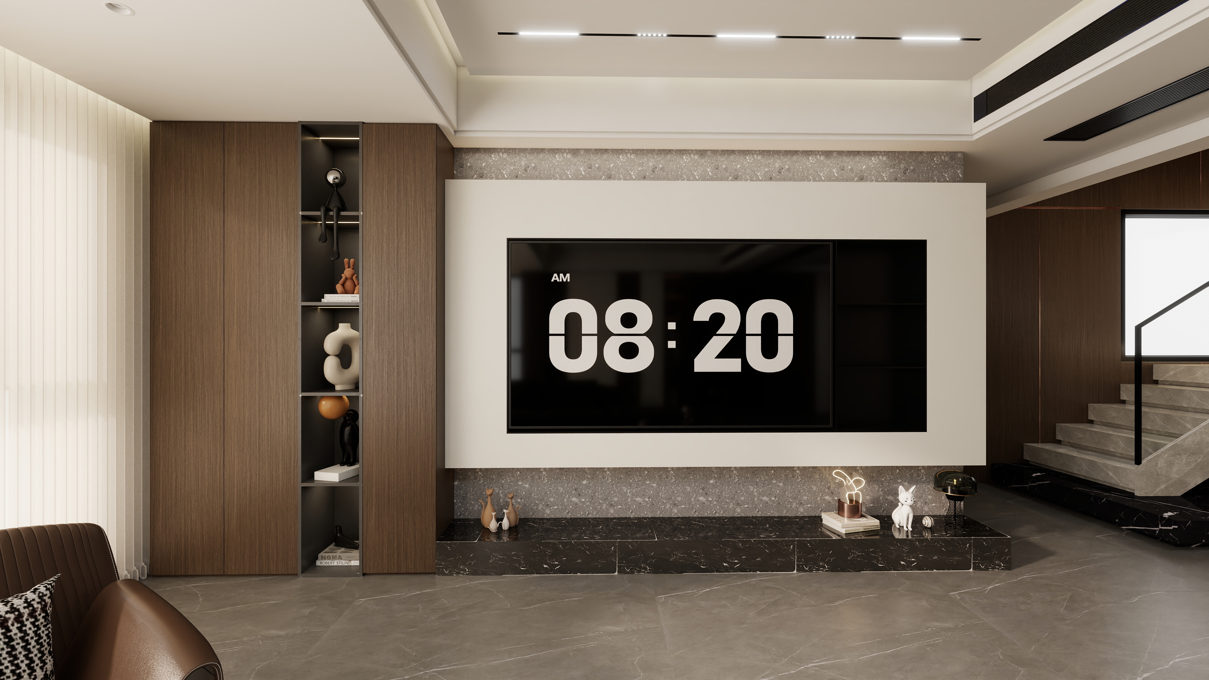 白澜-名门首座意式轻奢跃层全景表现(白天)-装修设计方案