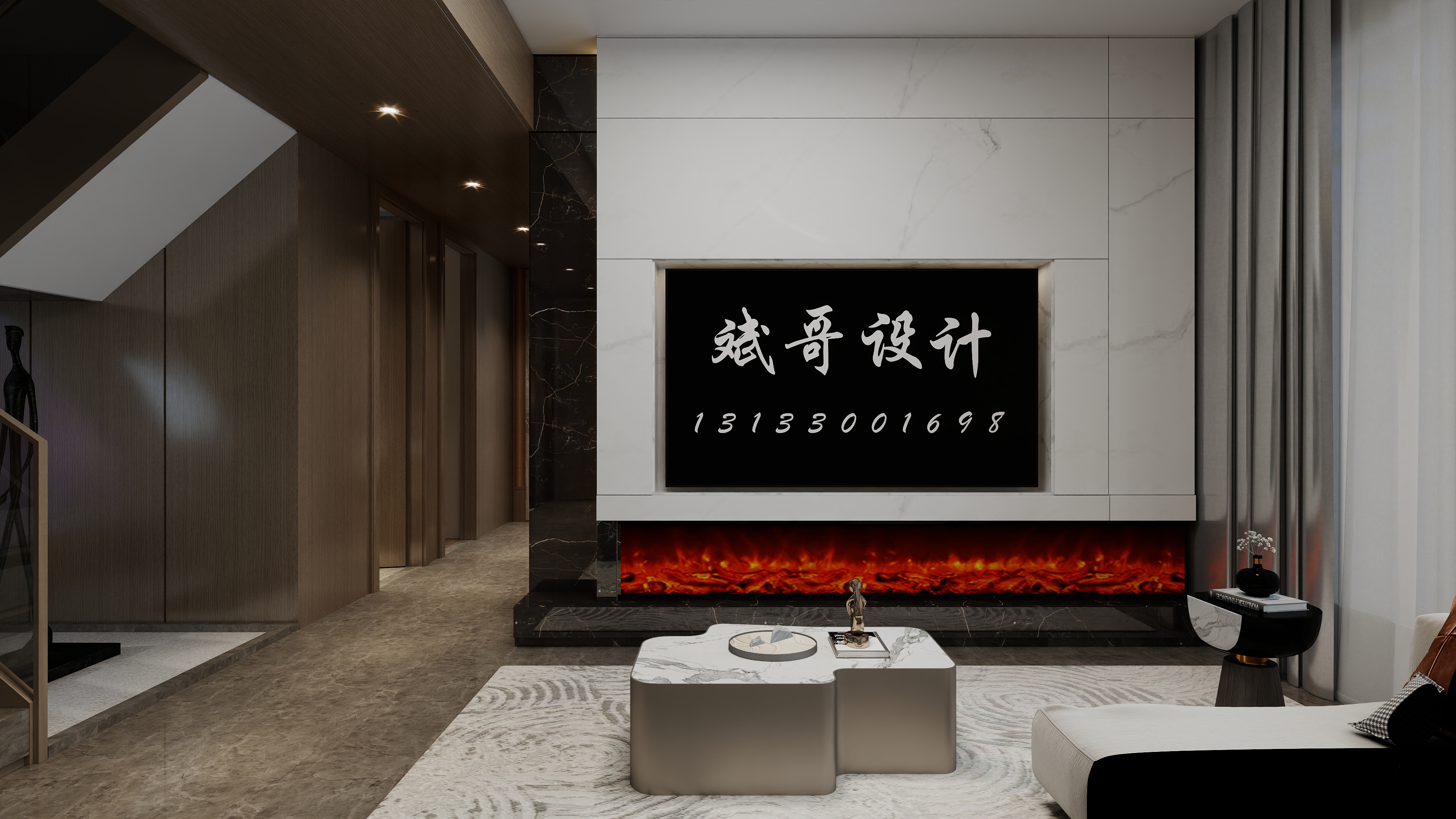 斌哥设计工作室-壹悦府-200m²-装修设计方案